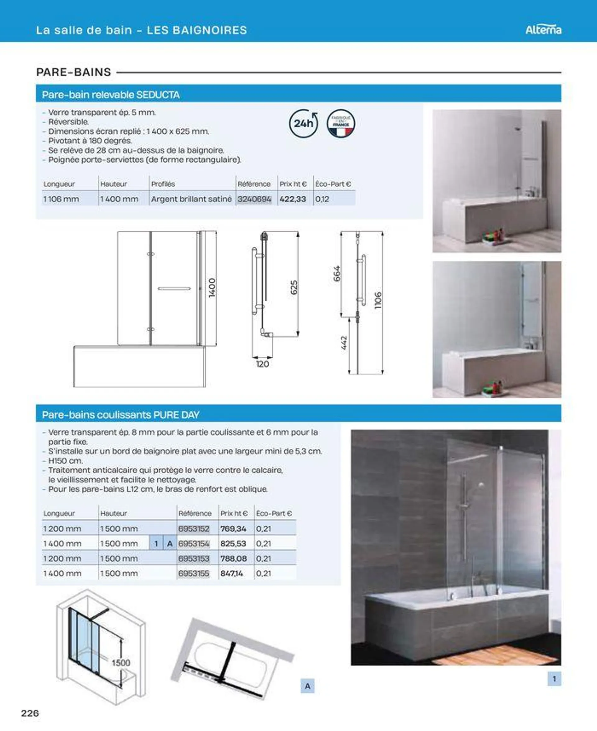 La salle de bain en toute sérénité du 2 juillet au 31 décembre 2024 - Catalogue page 226