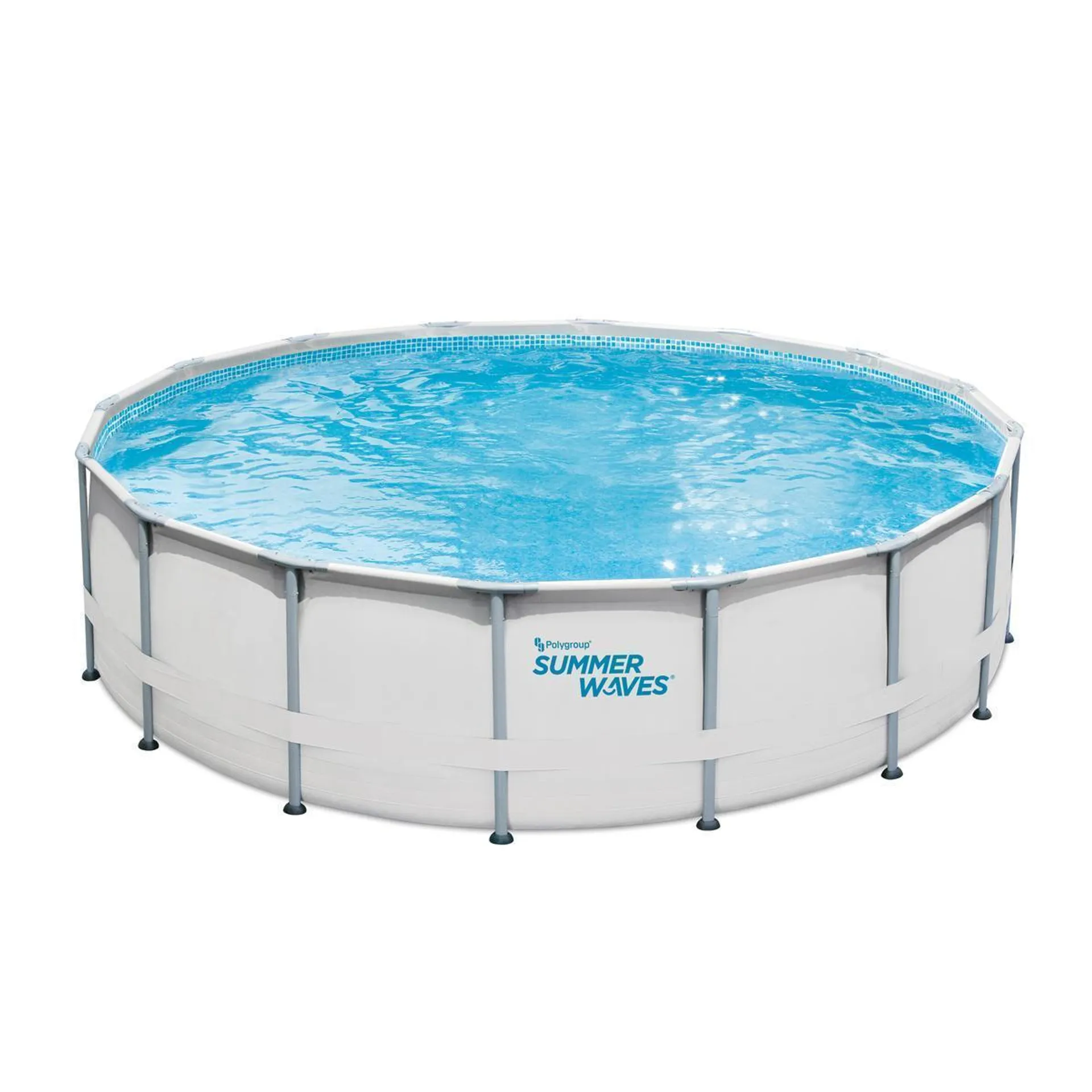 Kit complet piscine tubulaire ronde - ø 488 x H 122 cm - SUMMER WAVES