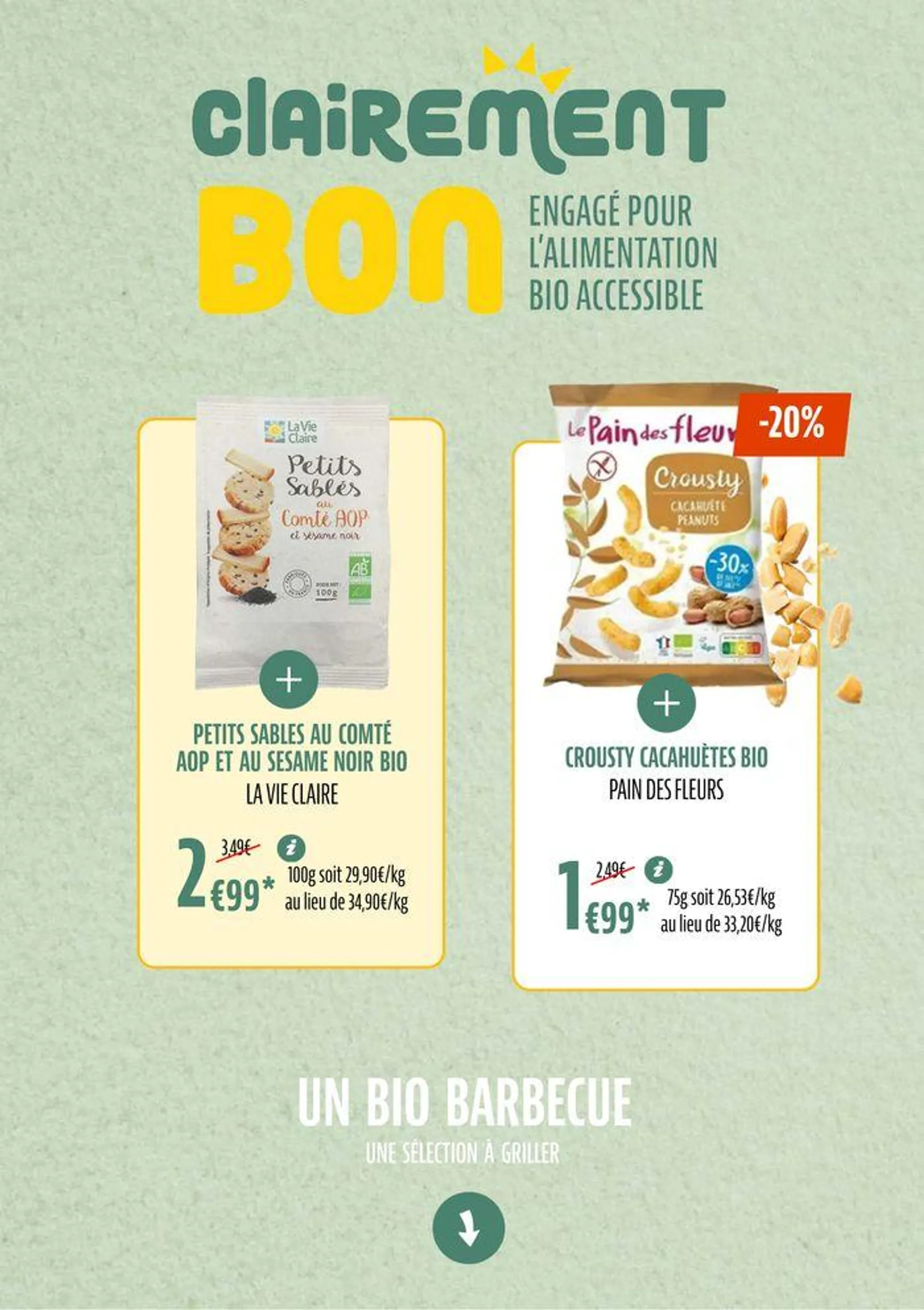 TOUTES NOS PROMOS BIO POUR UN ÉTÉ SAVOUREUX du 1 juillet au 31 juillet 2024 - Catalogue page 5