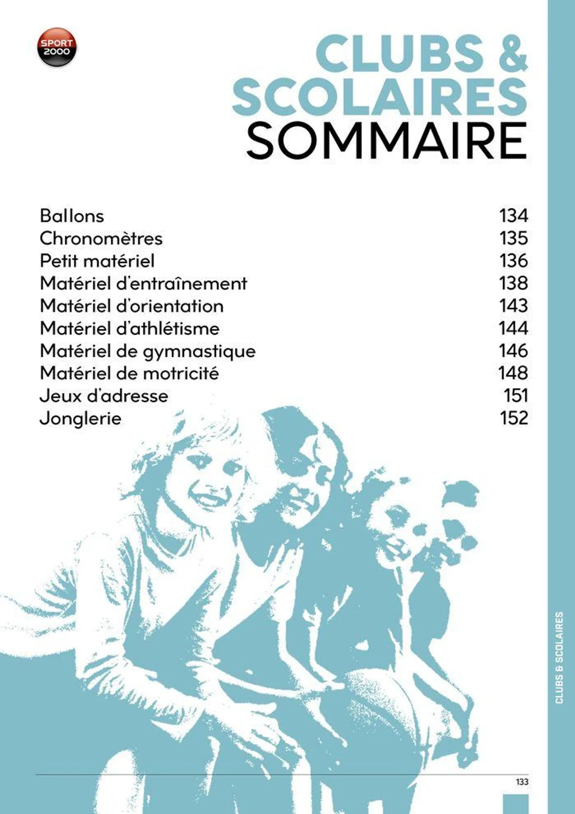 CLUB & CO 2024 - 2025 du 1 juillet au 28 février 2025 - Catalogue page 133