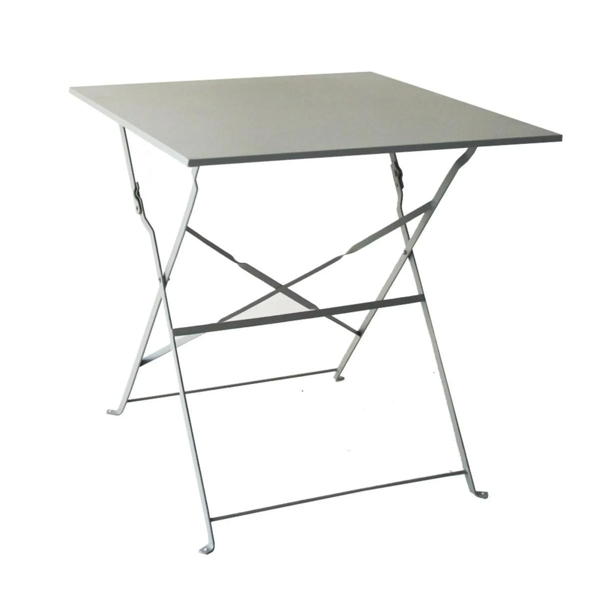 Table de jardin Vita - L 70 x P 70 x H 71 cm - Gris - MOOREA