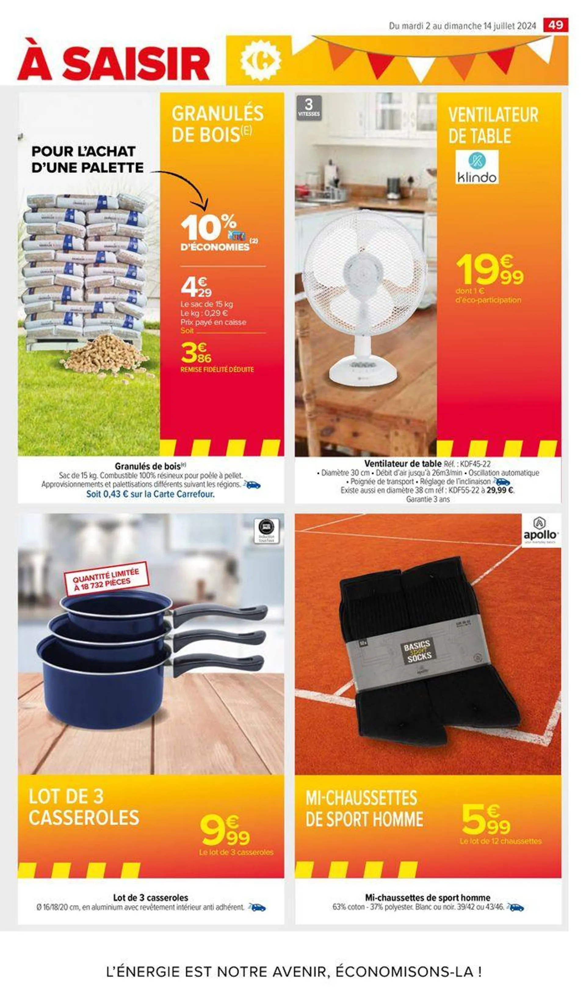 -50% sur le deuxième du 2 juillet au 14 juillet 2024 - Catalogue page 53