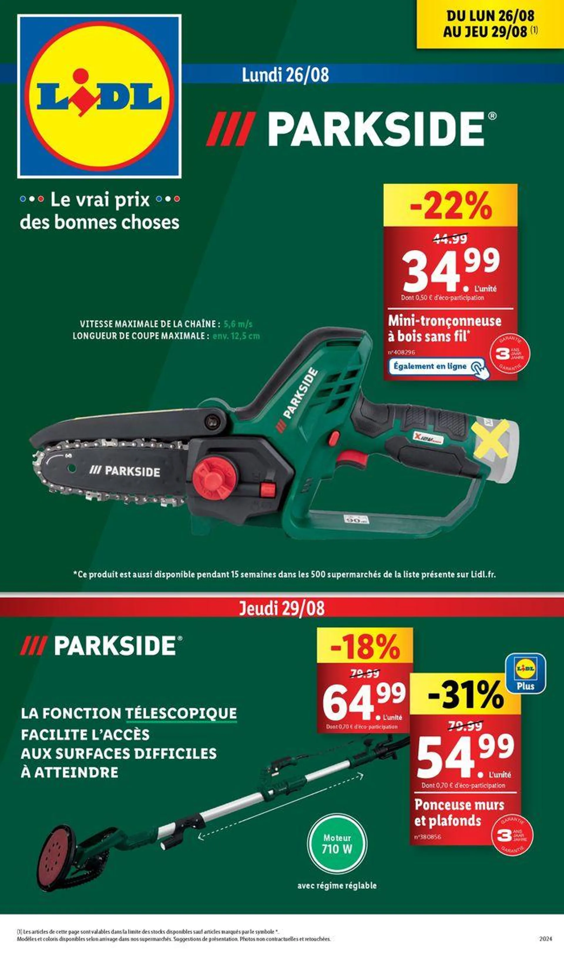 Profitez de nos offres pour bricoler comme un pro avec notre gamme Parkside. - 1