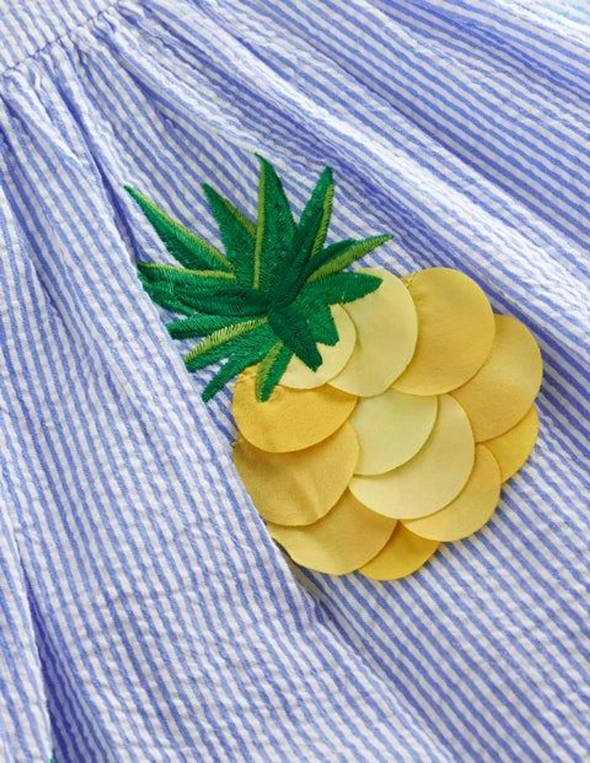 Robe vaporeuse à motif fruit