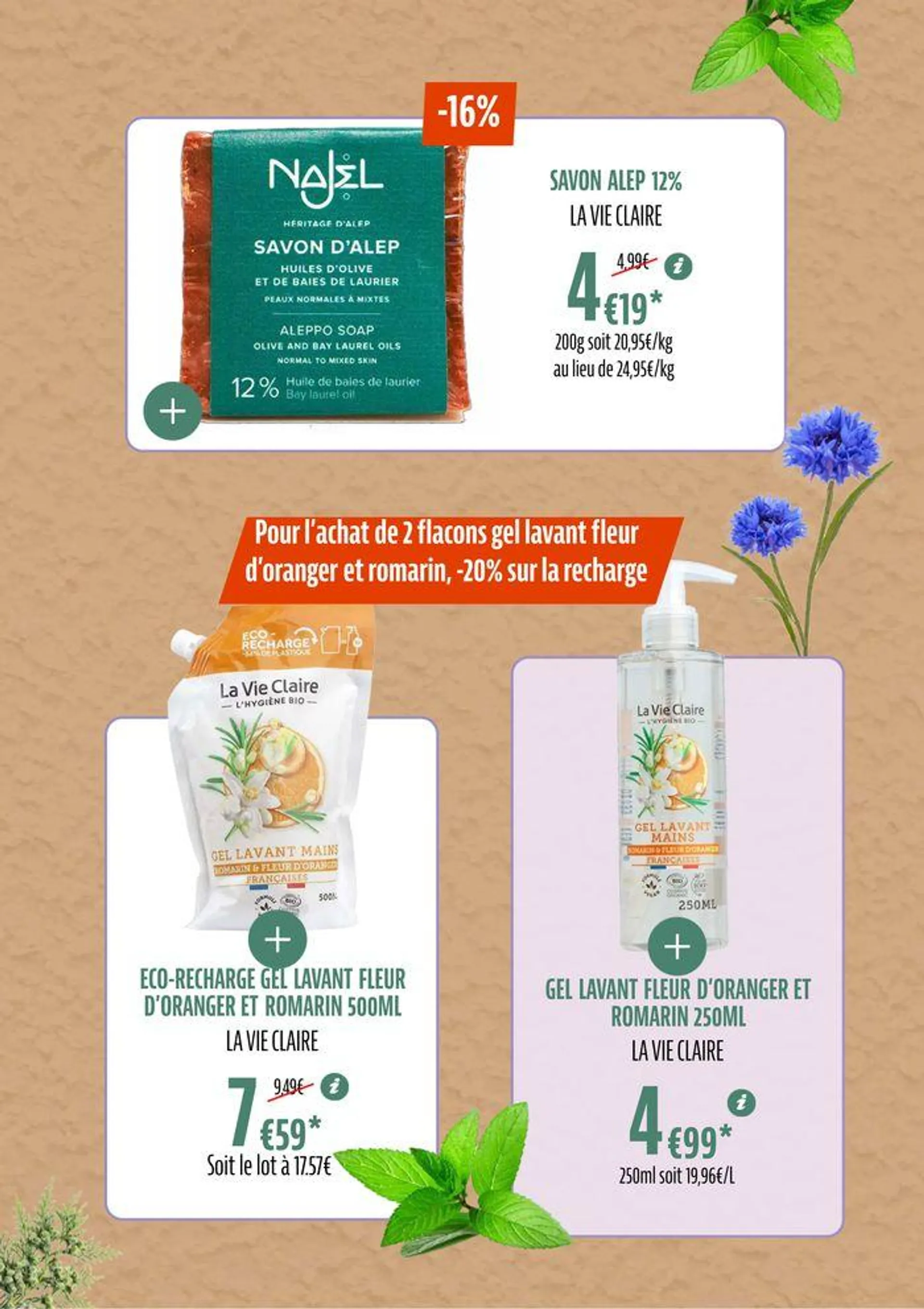 TOUTES NOS PROMOS BIO POUR UN ÉTÉ SAVOUREUX du 1 juillet au 31 juillet 2024 - Catalogue page 40