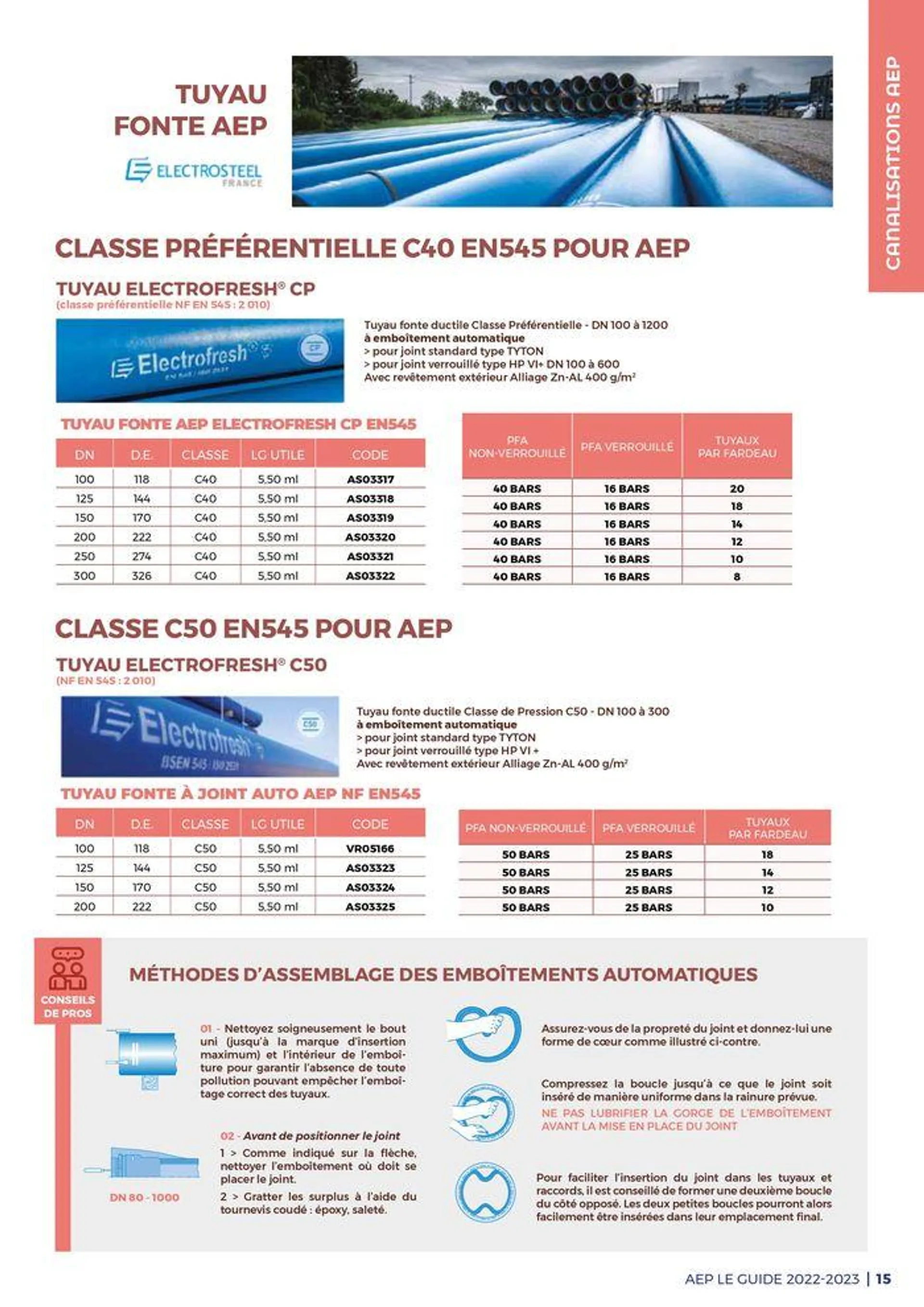 Guide - Adduction deau potable - 15