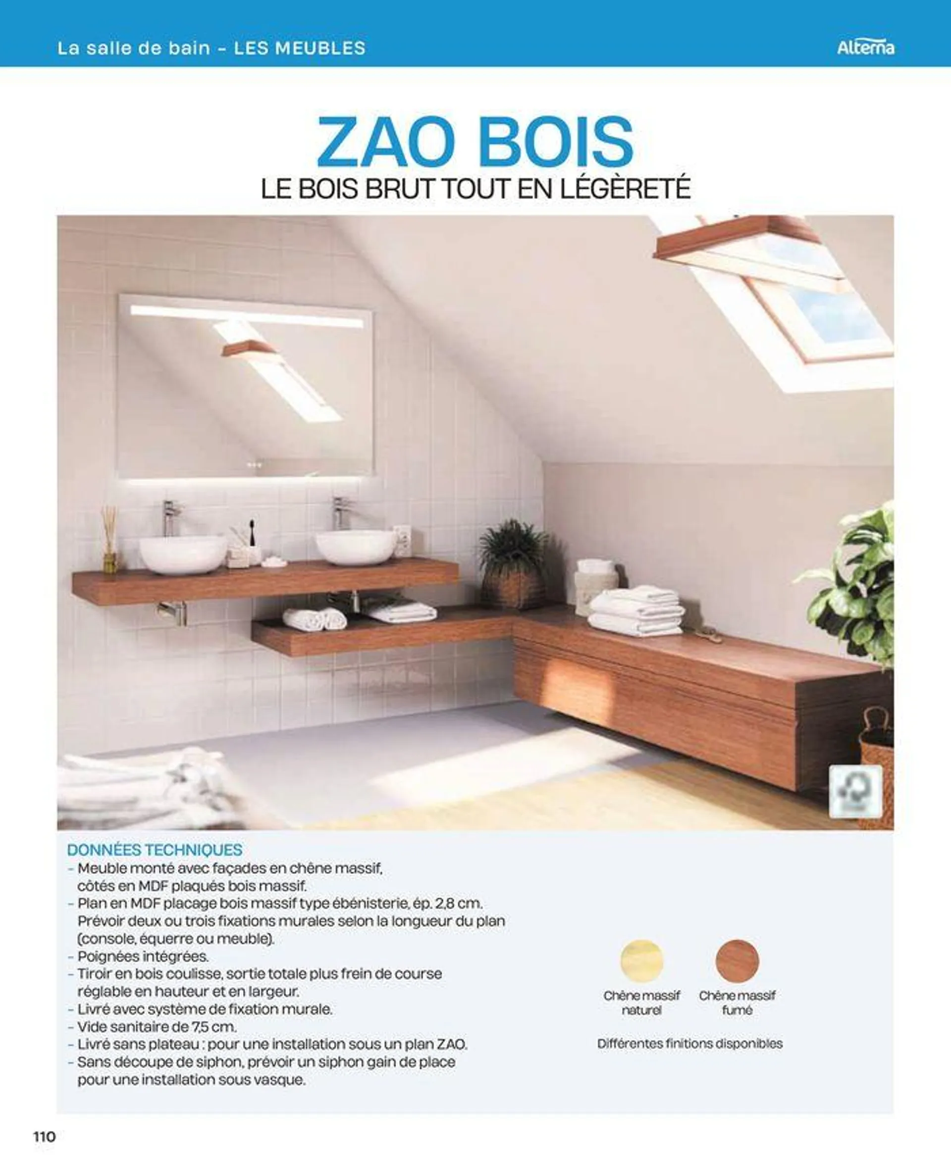 La salle de bain en toute sérénité du 2 juillet au 31 décembre 2024 - Catalogue page 110