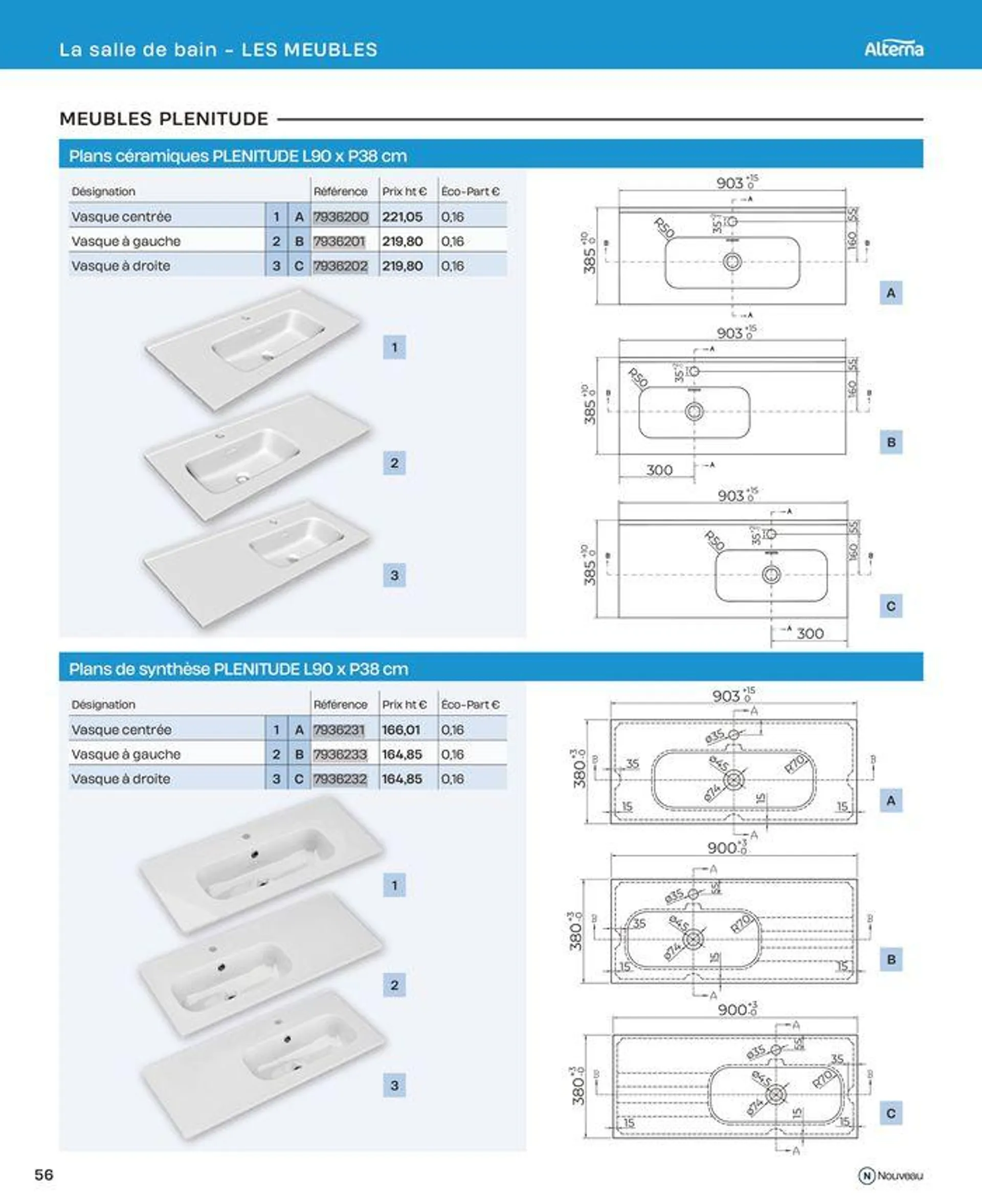 La salle de bain en toute sérénité du 2 juillet au 31 décembre 2024 - Catalogue page 56