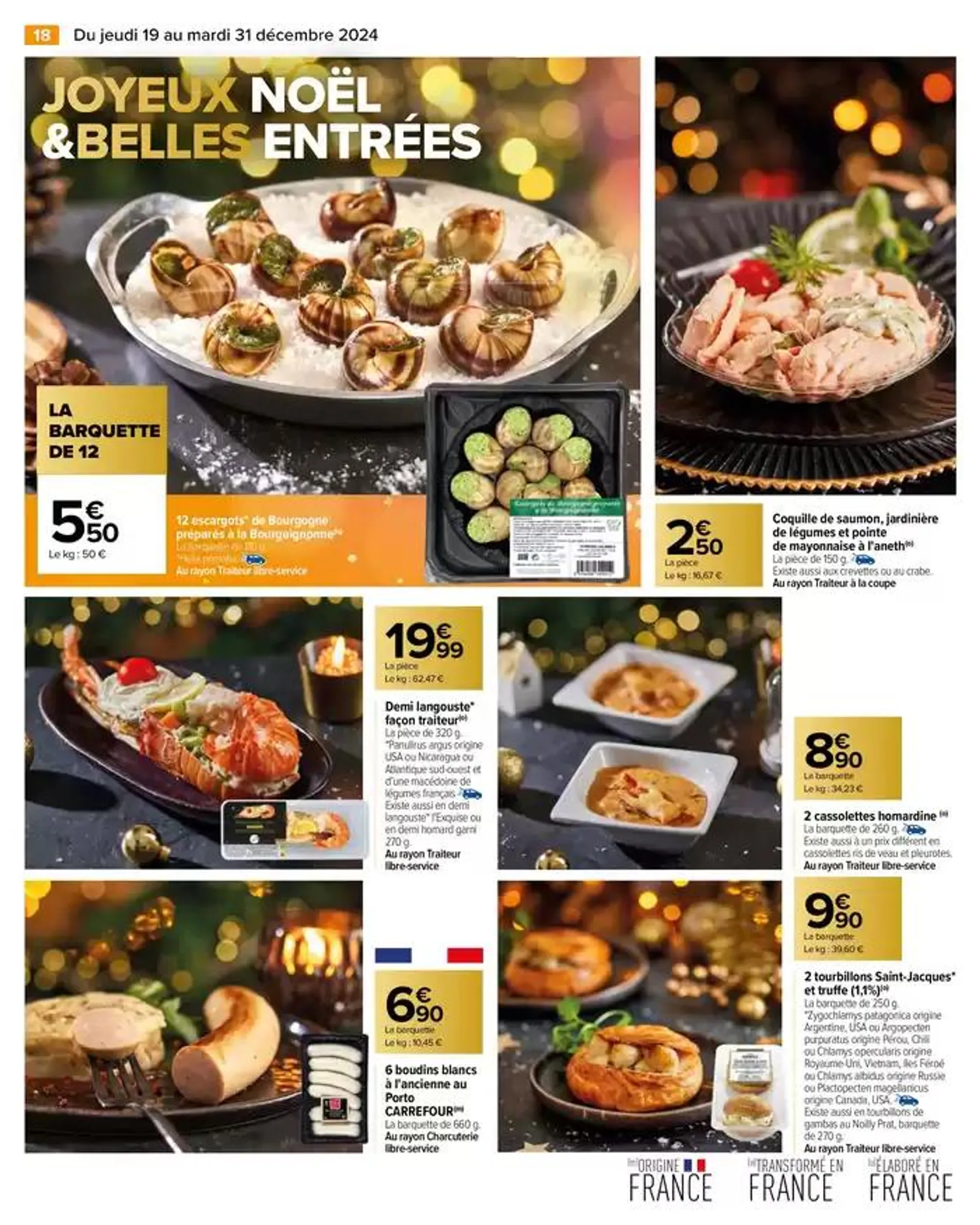 JOYEUSES FÊTES ET MEILLEURS PRIX du 19 décembre au 31 décembre 2024 - Catalogue page 20