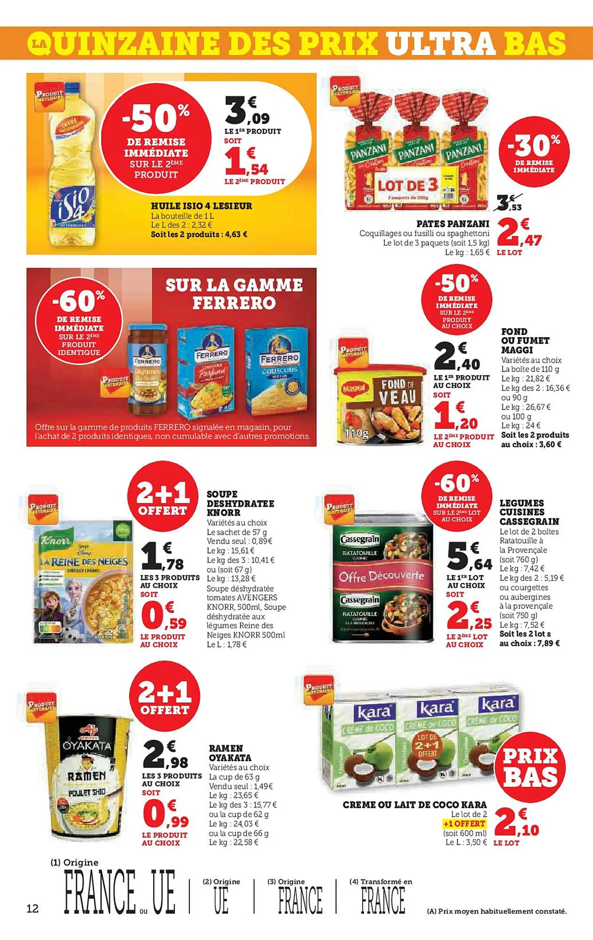 Catalogue Super U du 8 octobre au 20 octobre 2024 - Catalogue page 12