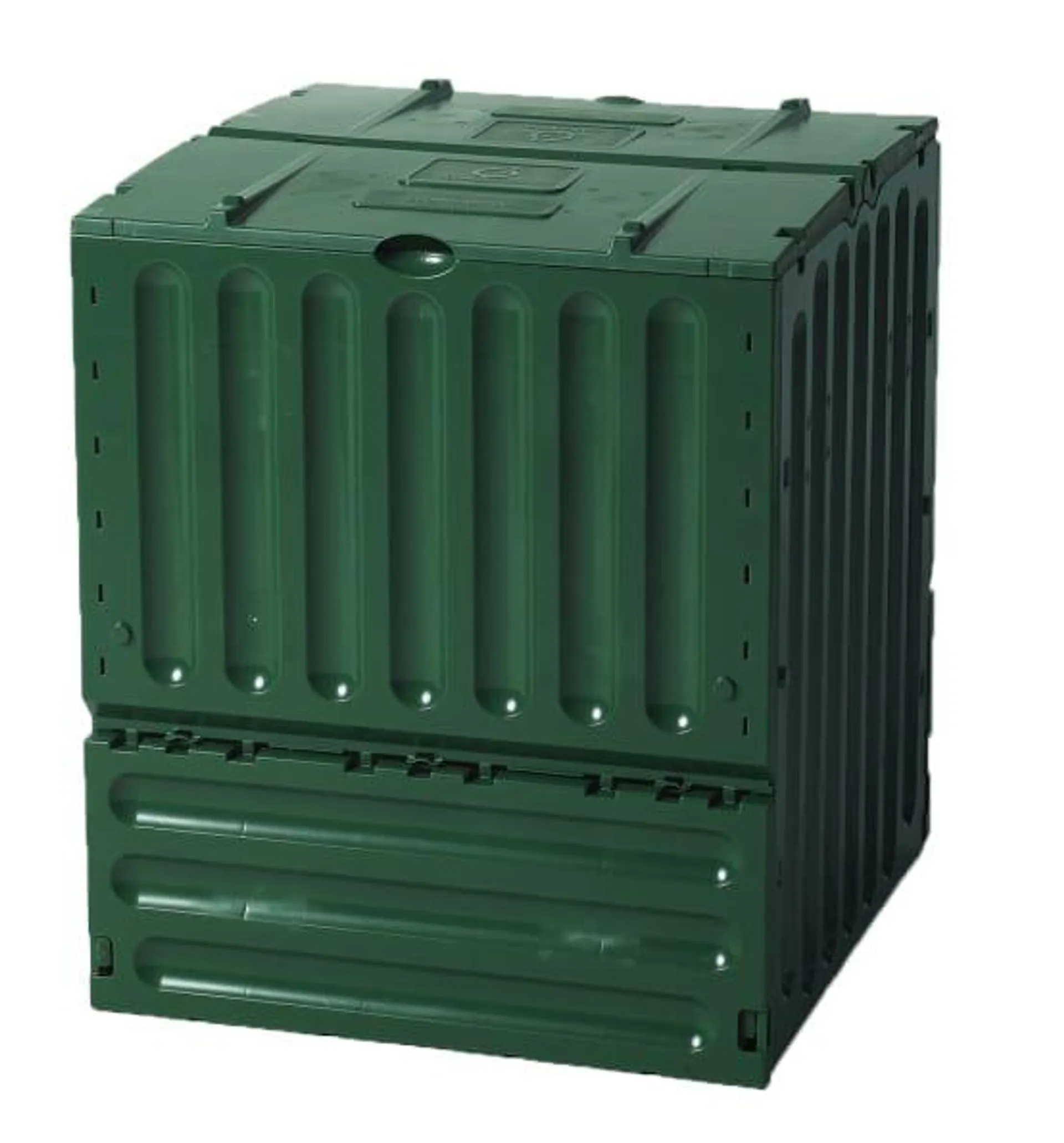 Composteur Eco-King 600 L Vert - L.80 x l.80 x H.95 cm