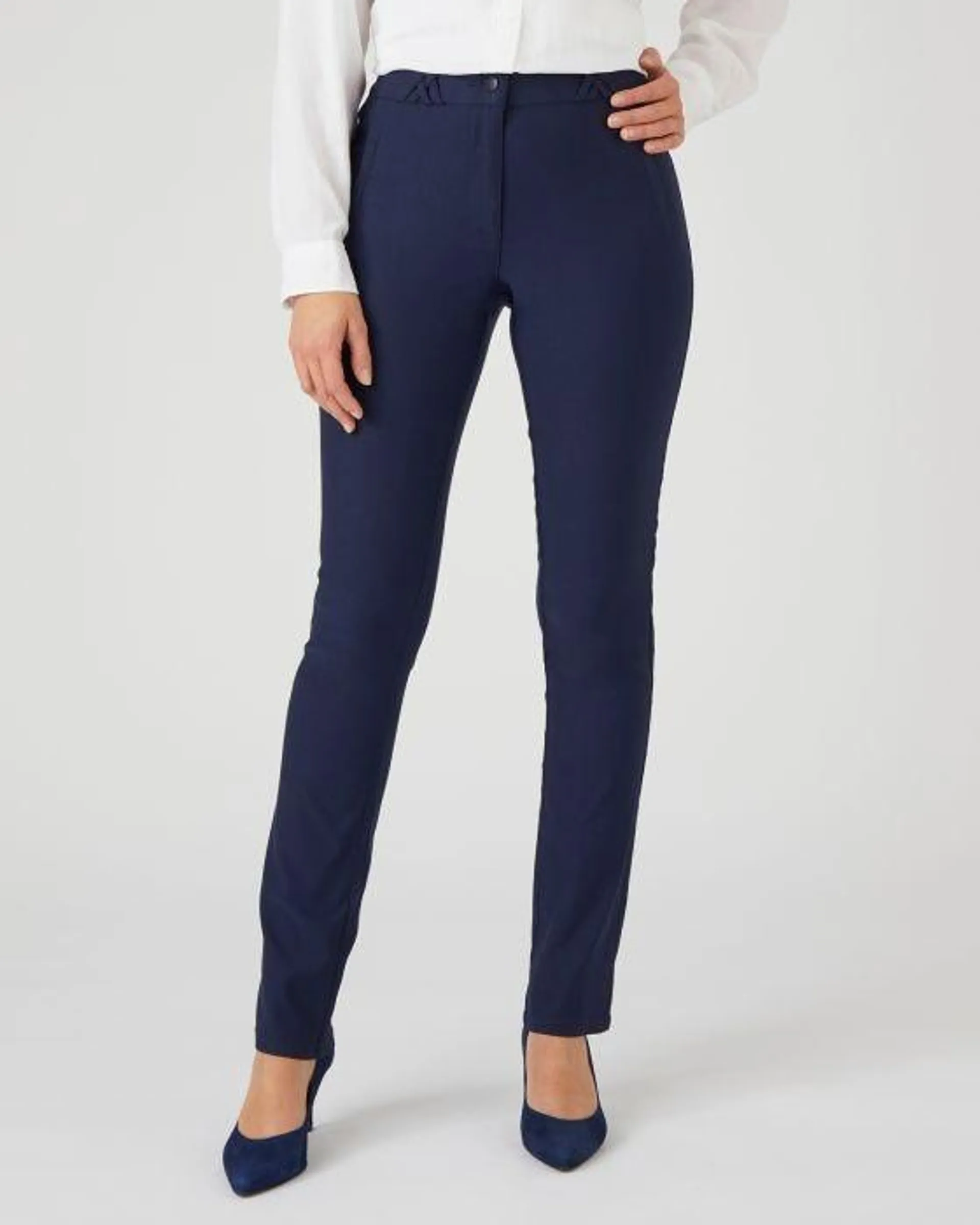 Pantalon toile stretch