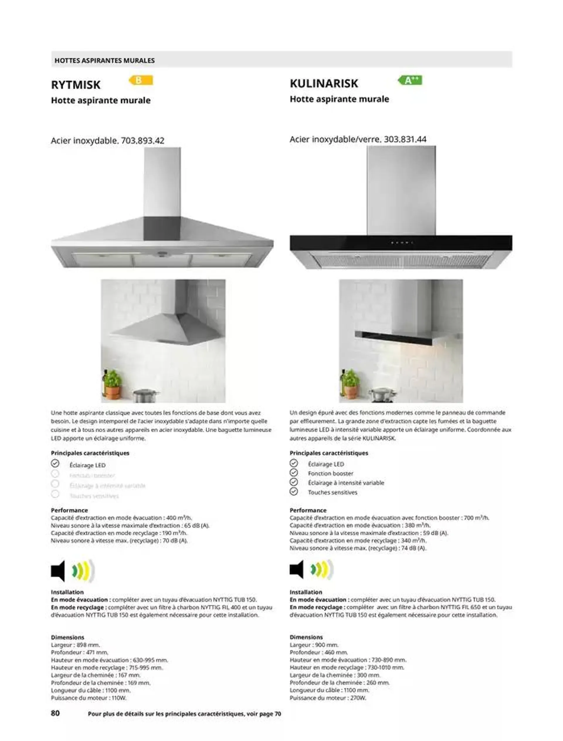 IKEA ÉLECTROMÉNAGER Guide d’achat 2025 du 1 octobre au 31 juillet 2025 - Catalogue page 80