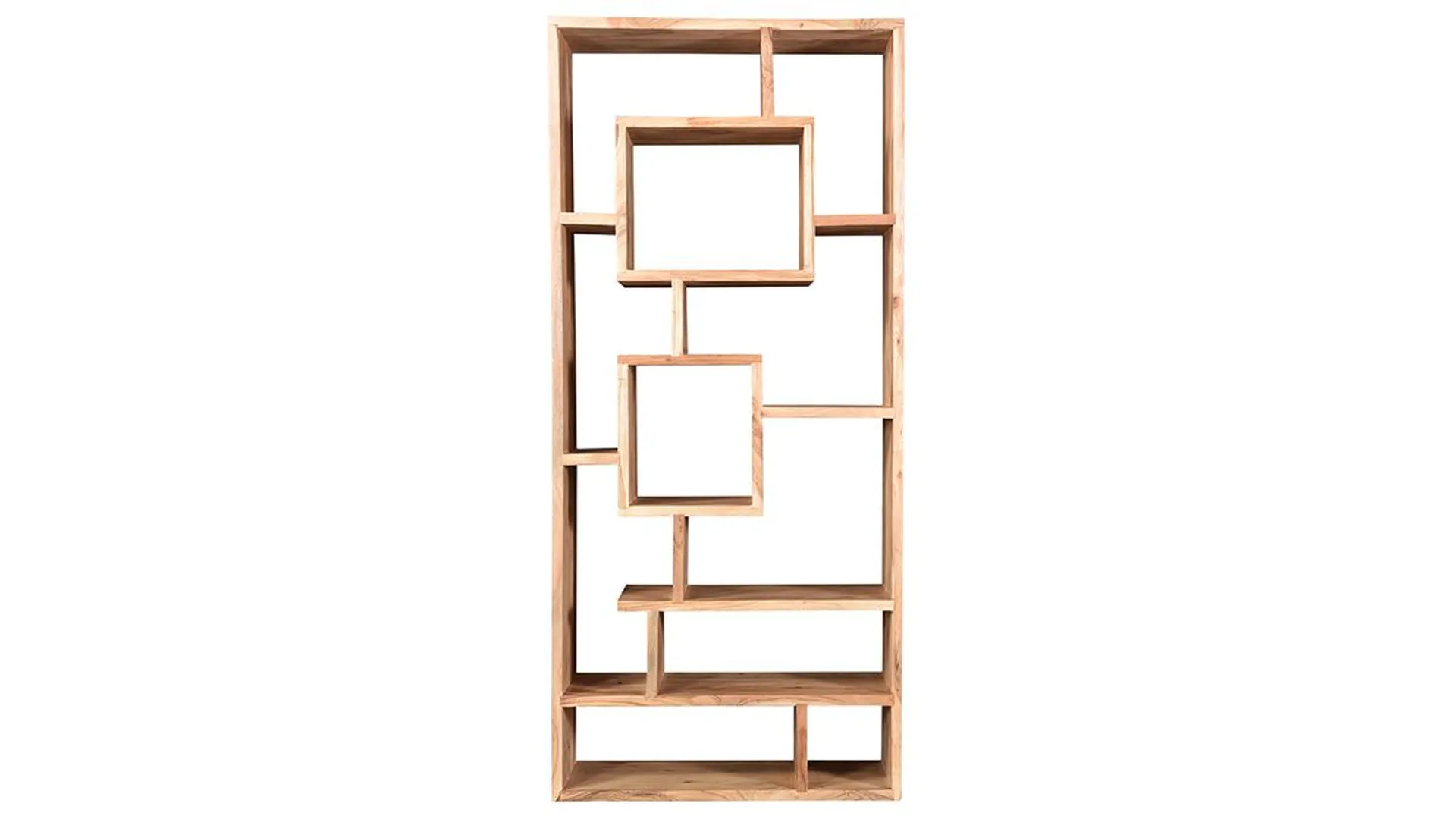 Bibliothèque ouverte design en bois massif L80 cm CHAPMAN