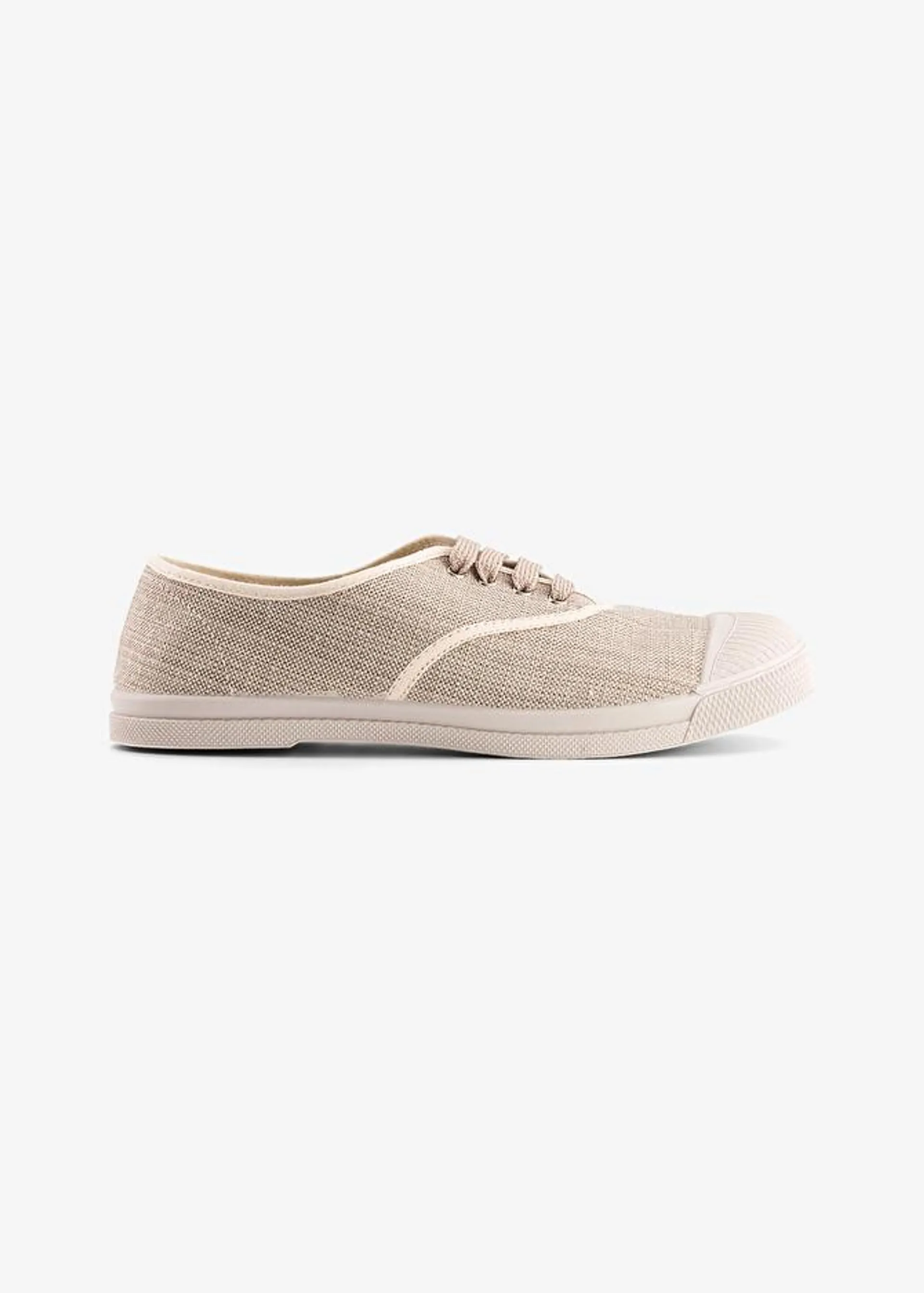 TENNIS LACETS FEMME SHINY LINEN