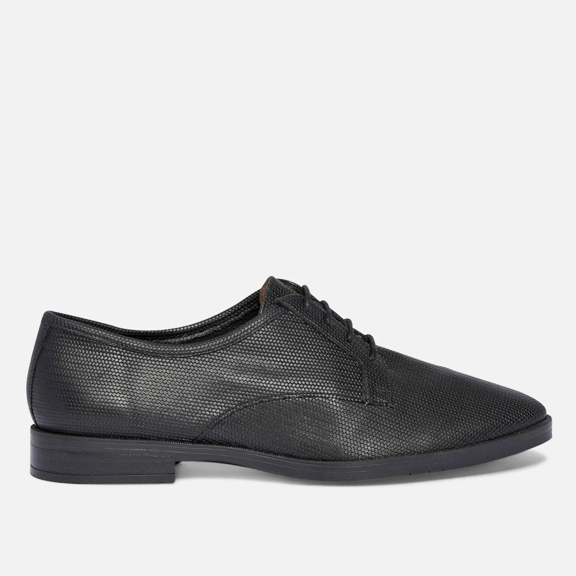 Derby ERAM FLEX noir en cuir embossé