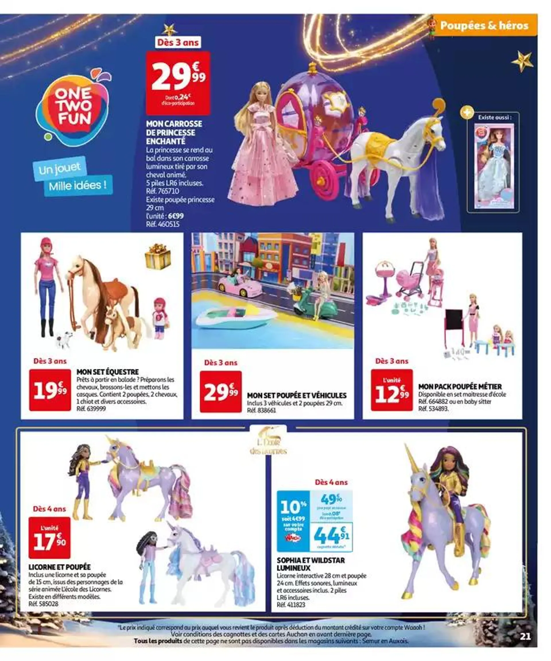 Réveillons Noël, un max de promos pour les fêtes du 11 octobre au 6 décembre 2024 - Catalogue page 21