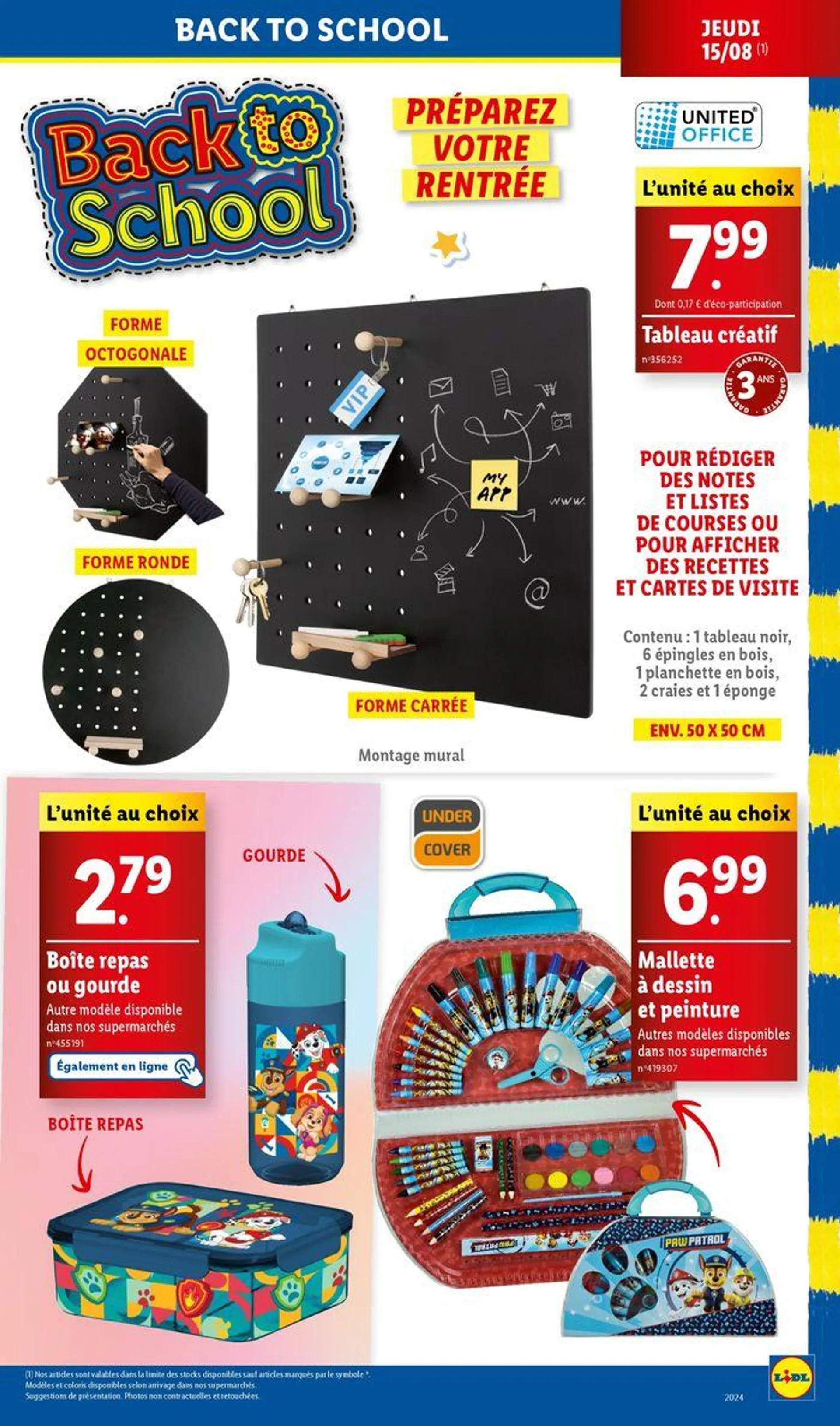  Profitez de nos offres maison, textile, et préparez la rentrée à petits prix chez Lidl ! - 29