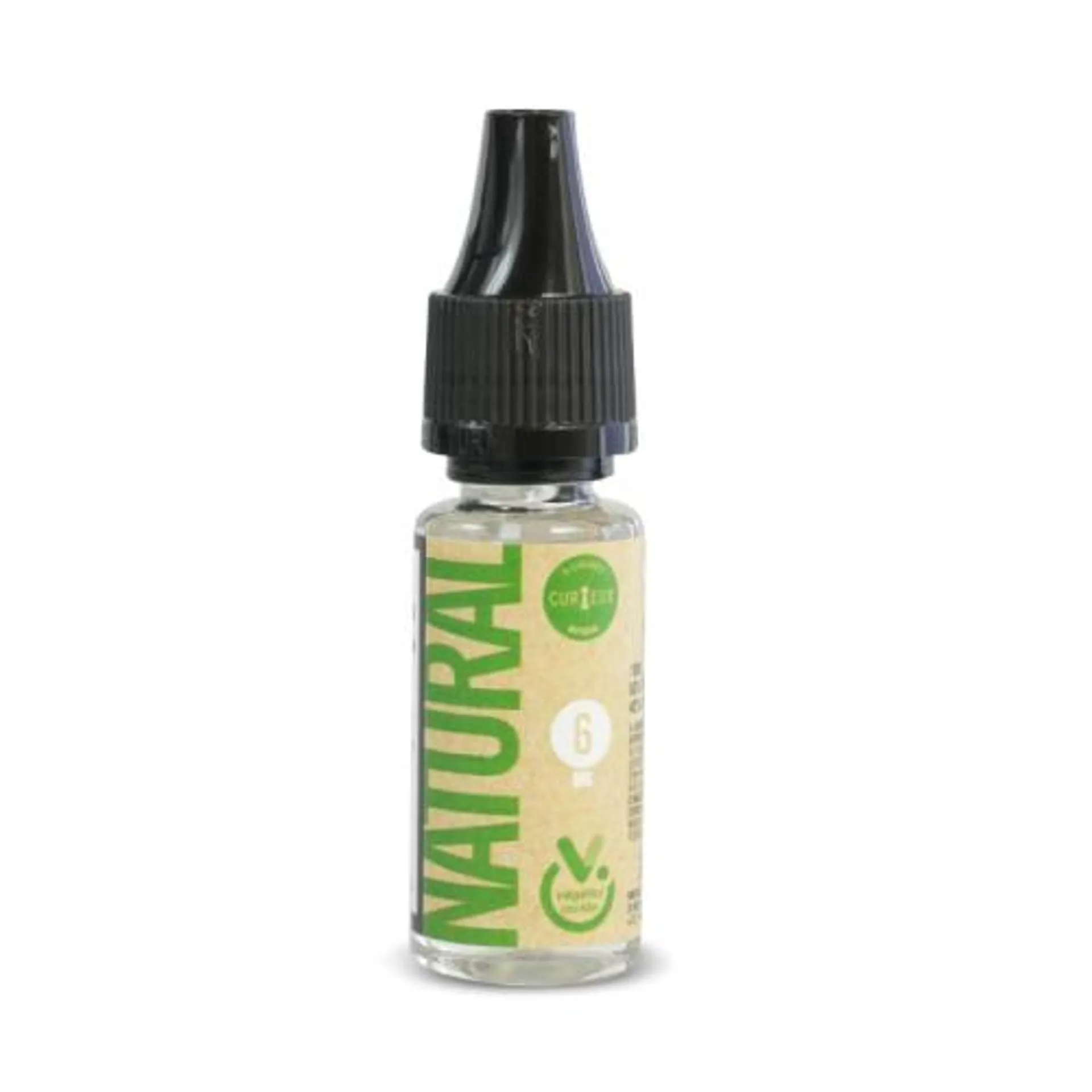 E-Liquide NATURAL 10 ml - 100% Végétal - Curieux Edition Natural