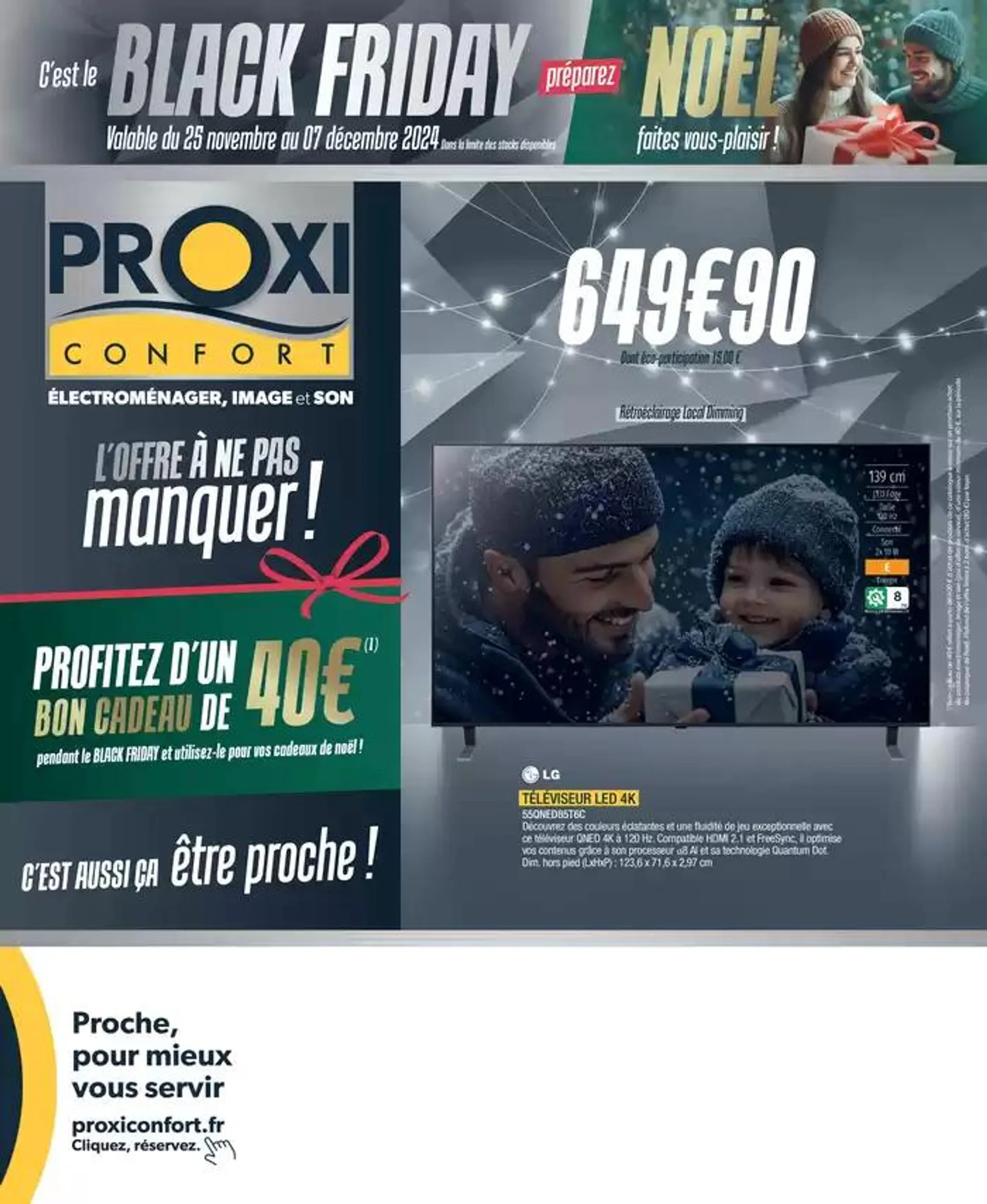 Tabloïd Proxiconfort Black Friday / Noël BB 2024 - 1