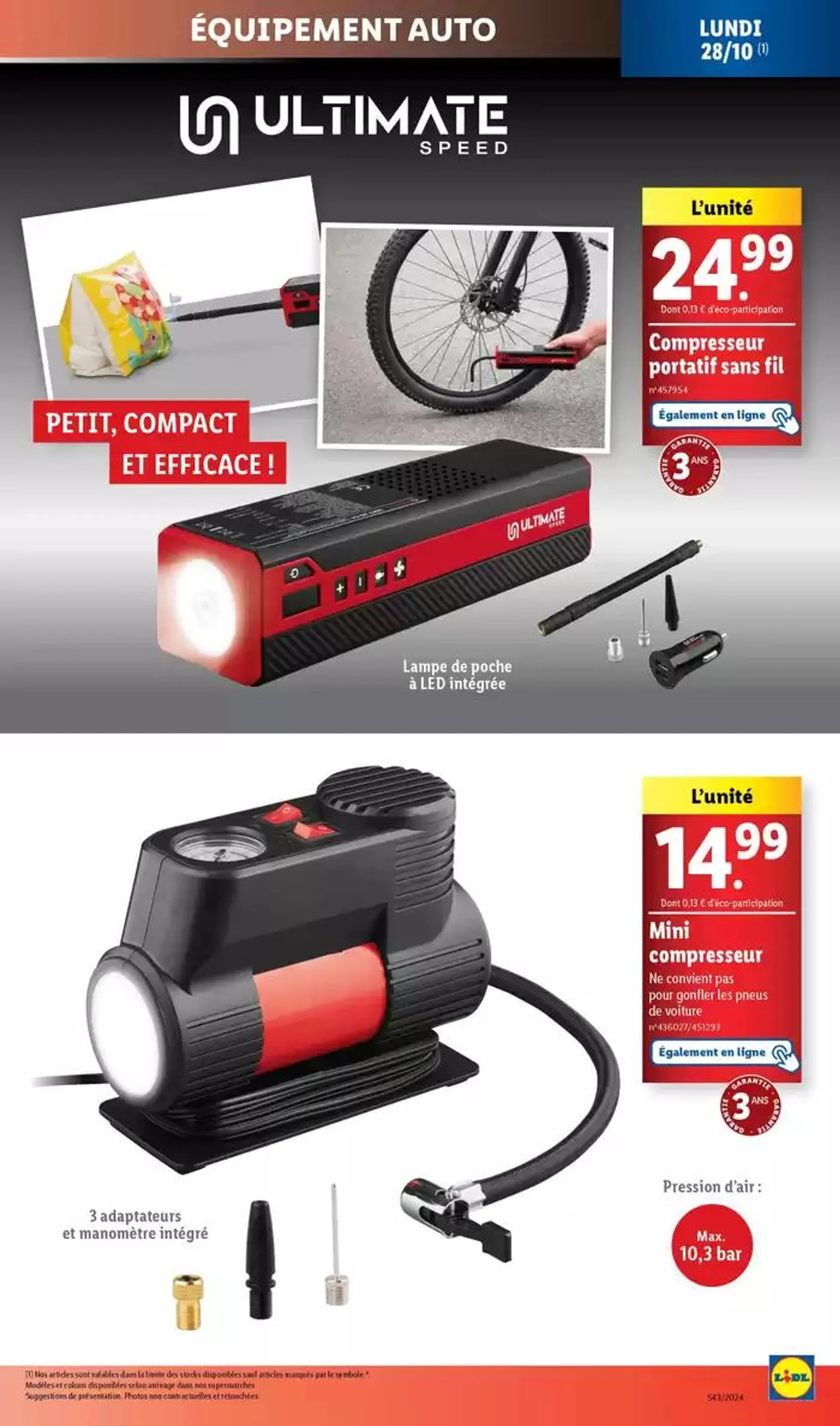 L'hiver approche ! Cette semaine, retrouvez des produits réconfortants, toujours à prix Lidl du 23 octobre au 29 octobre 2024 - Catalogue page 67