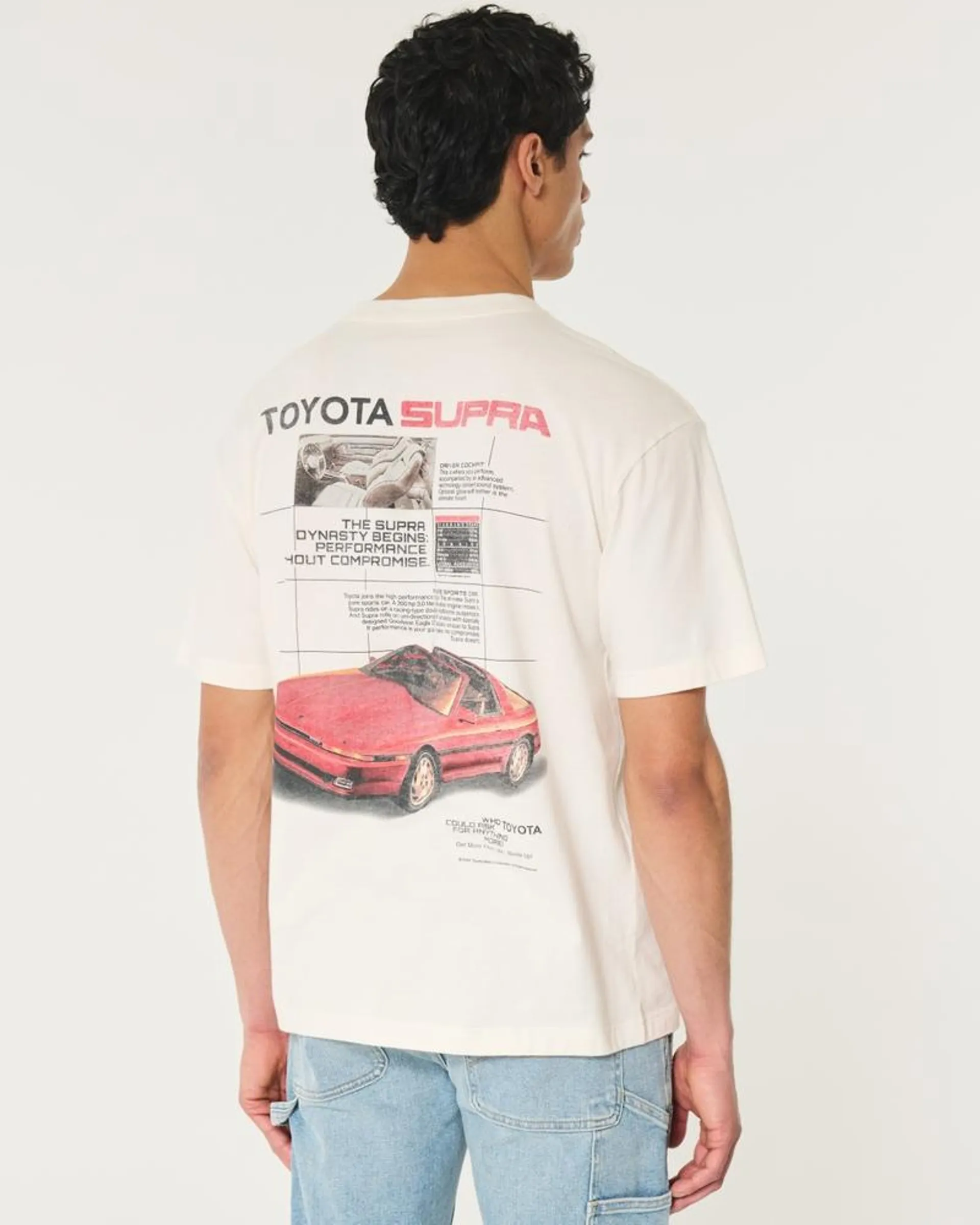 Boxy Toyota Supra Graphic Tee