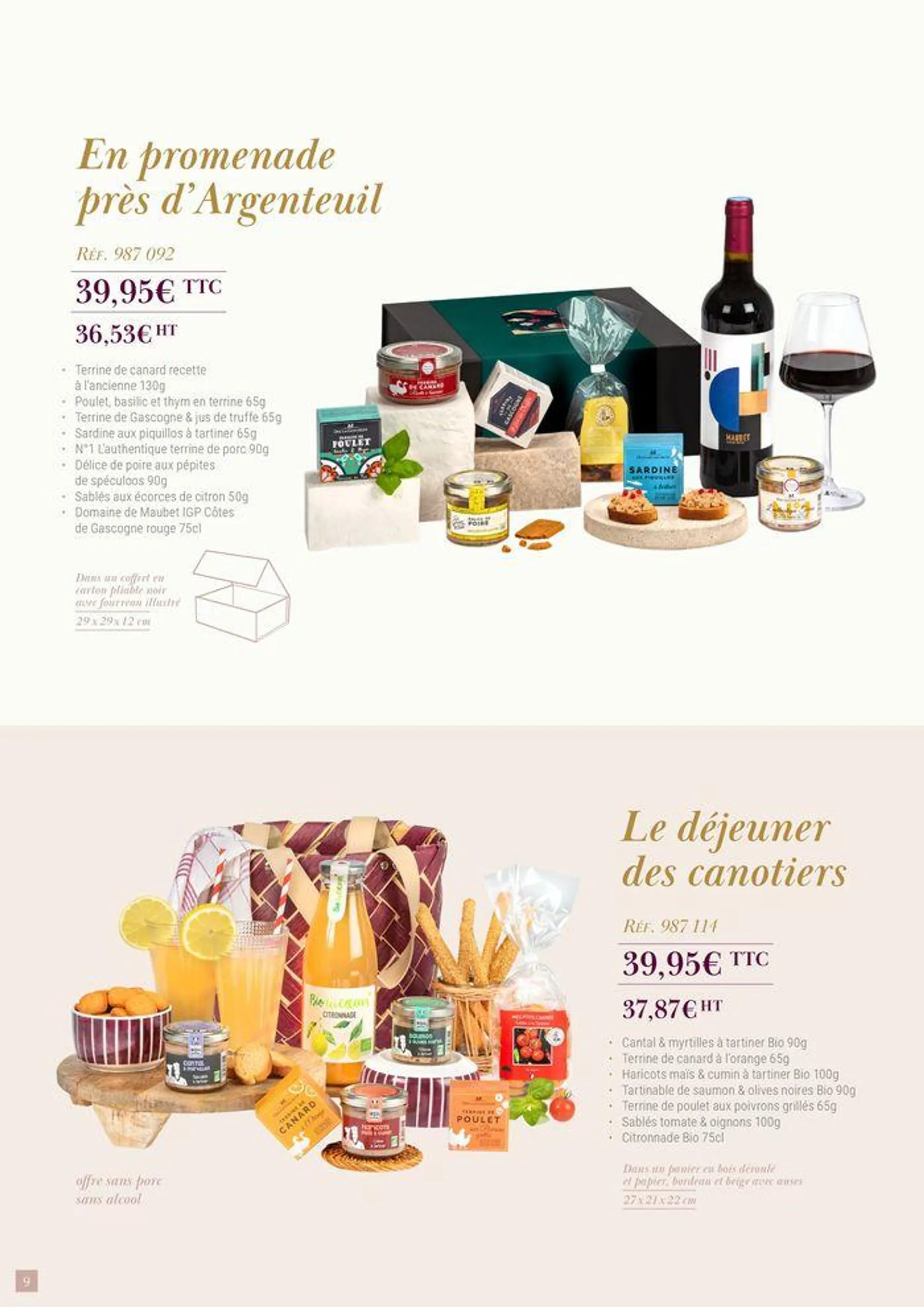 Cadeaux Gourmands Ducs De Gascogne 2024-2025 du 19 août au 31 janvier 2025 - Catalogue page 10