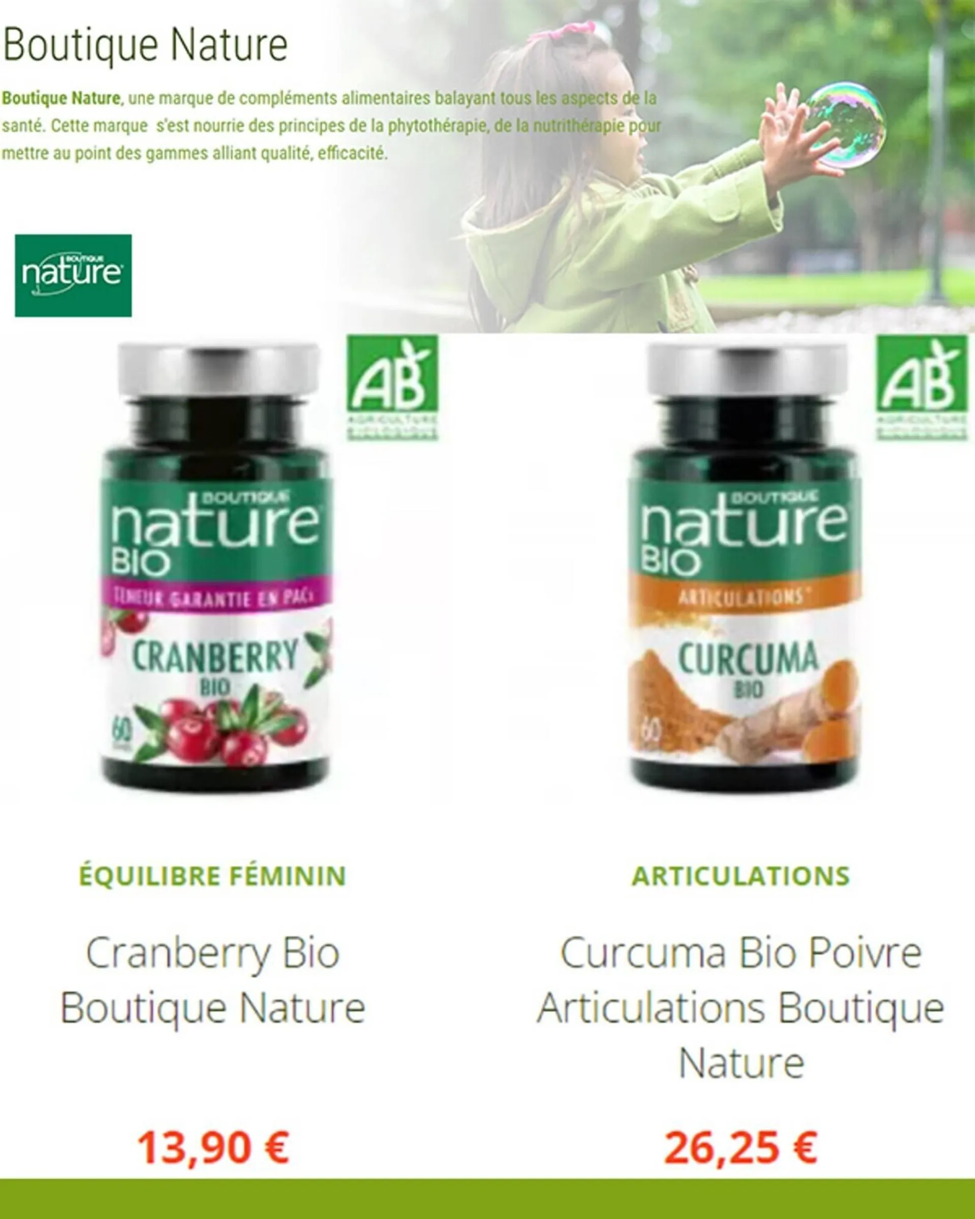 Catalogue Boutique Nature - 1