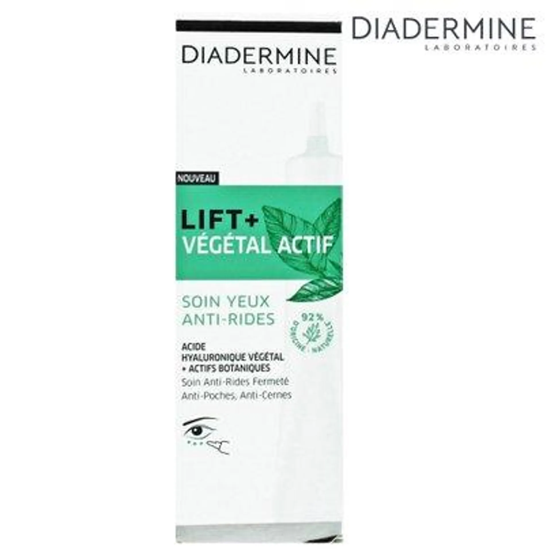 CREME SOIN YEUX ANTI AGE LIFT + VEGETAL ACTIF - DIADERMINE