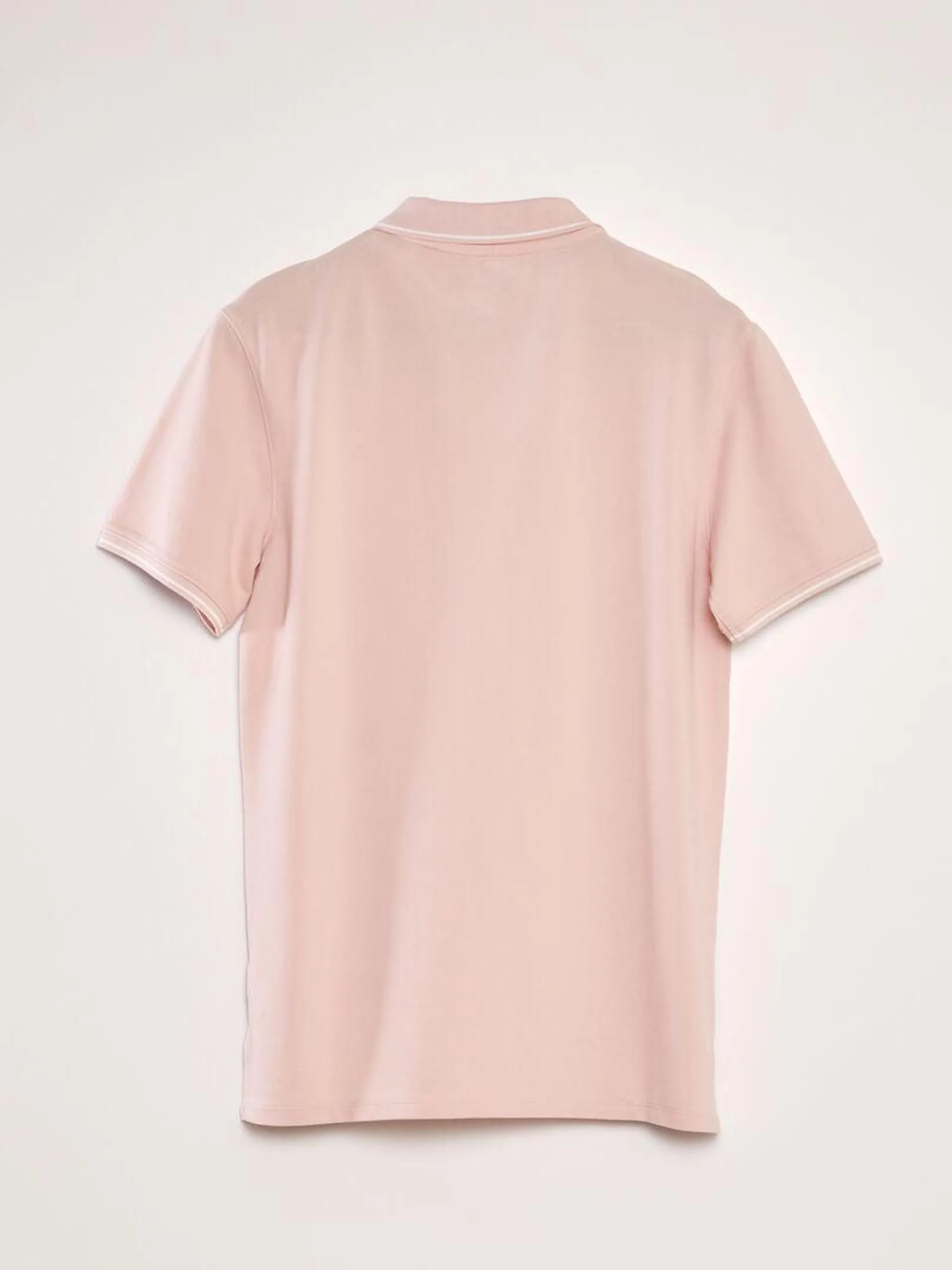 Polo en piqué de coton - Rose