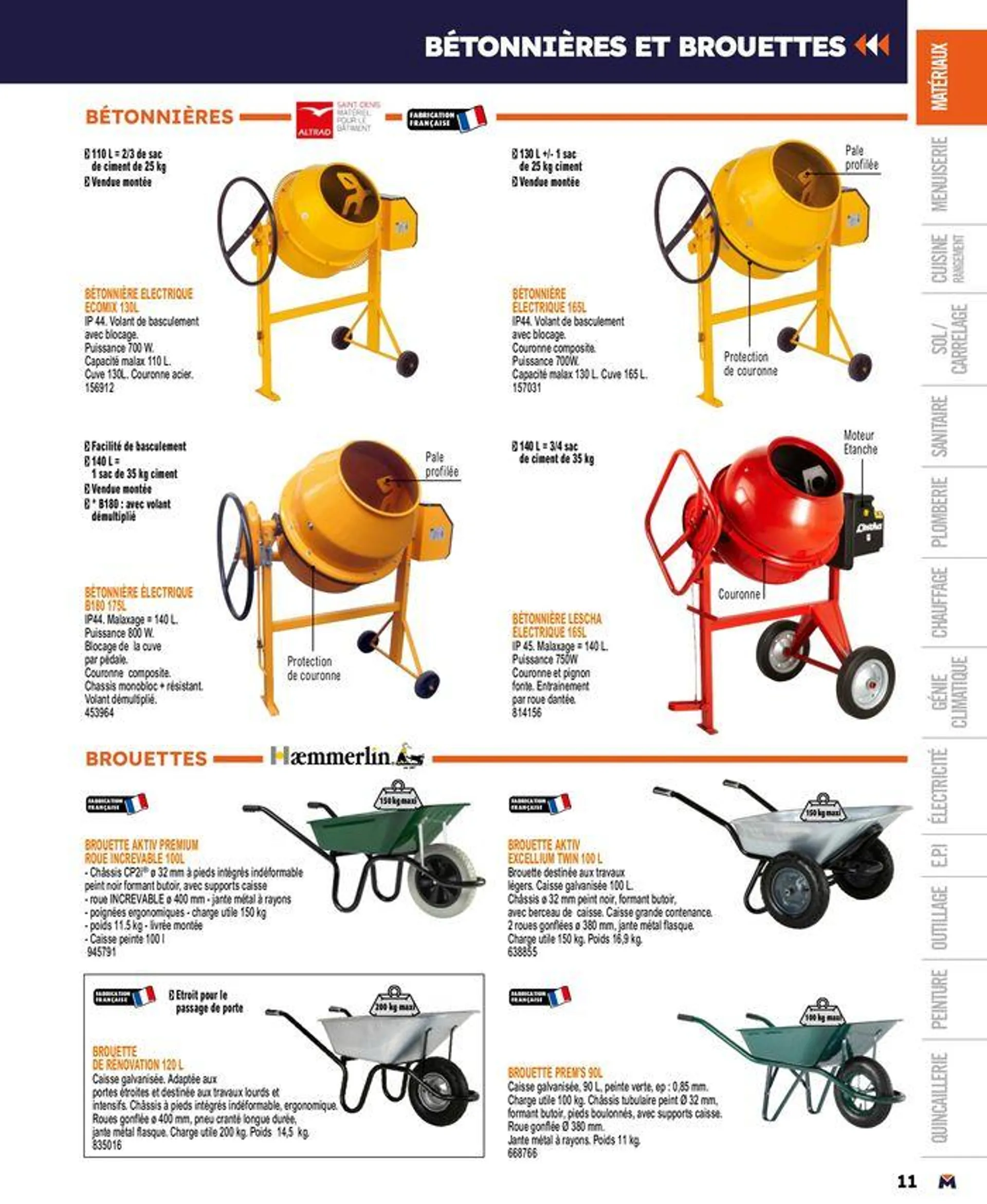 Guide produits 2024 du 15 mars au 31 décembre 2024 - Catalogue page 11