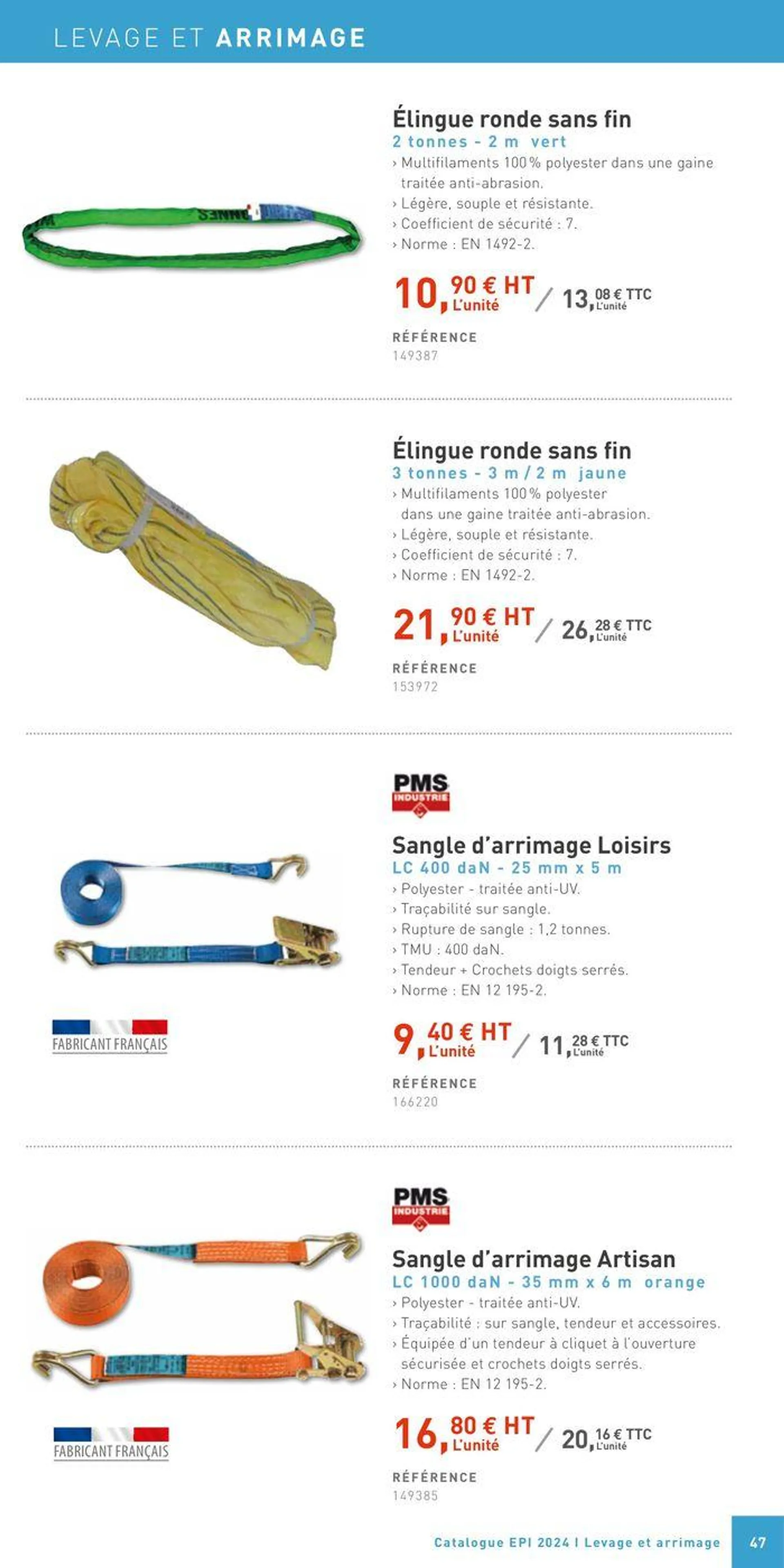 Epi Protection Chantier du 30 mai au 31 décembre 2024 - Catalogue page 49