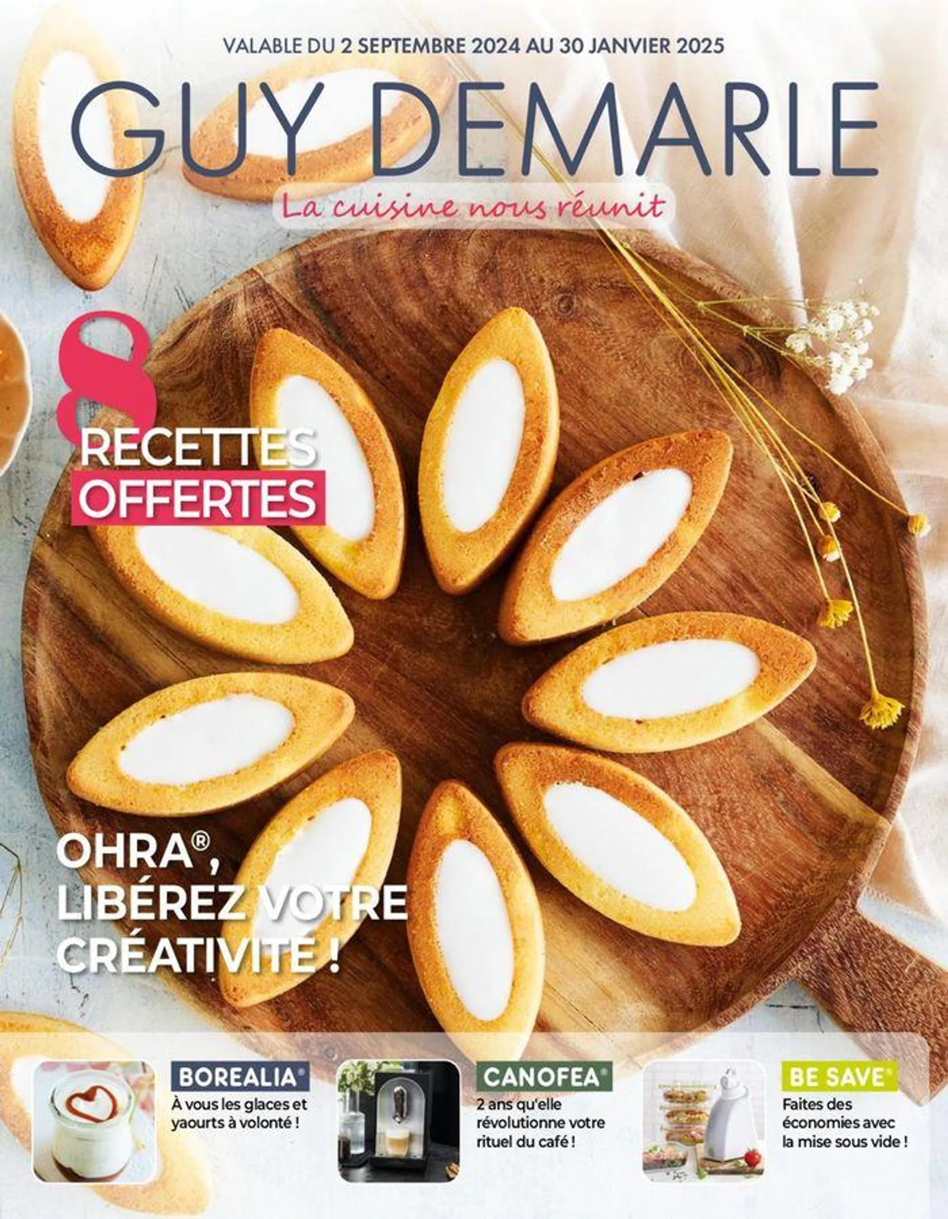 8 recettes offertes du 19 septembre au 30 janvier 2025 - Catalogue page 1