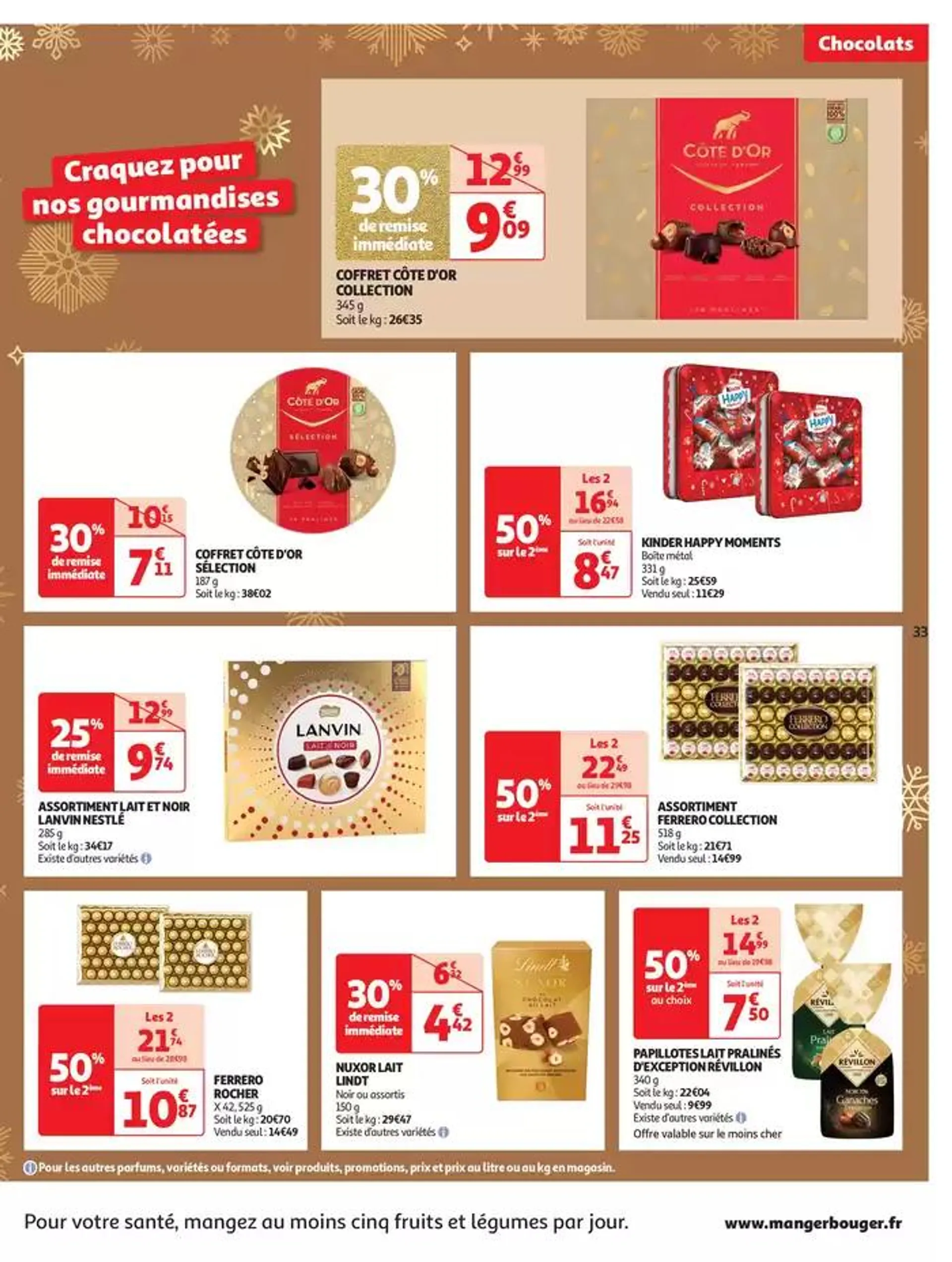 Fêtons Noël  du 17 décembre au 24 décembre 2024 - Catalogue page 33