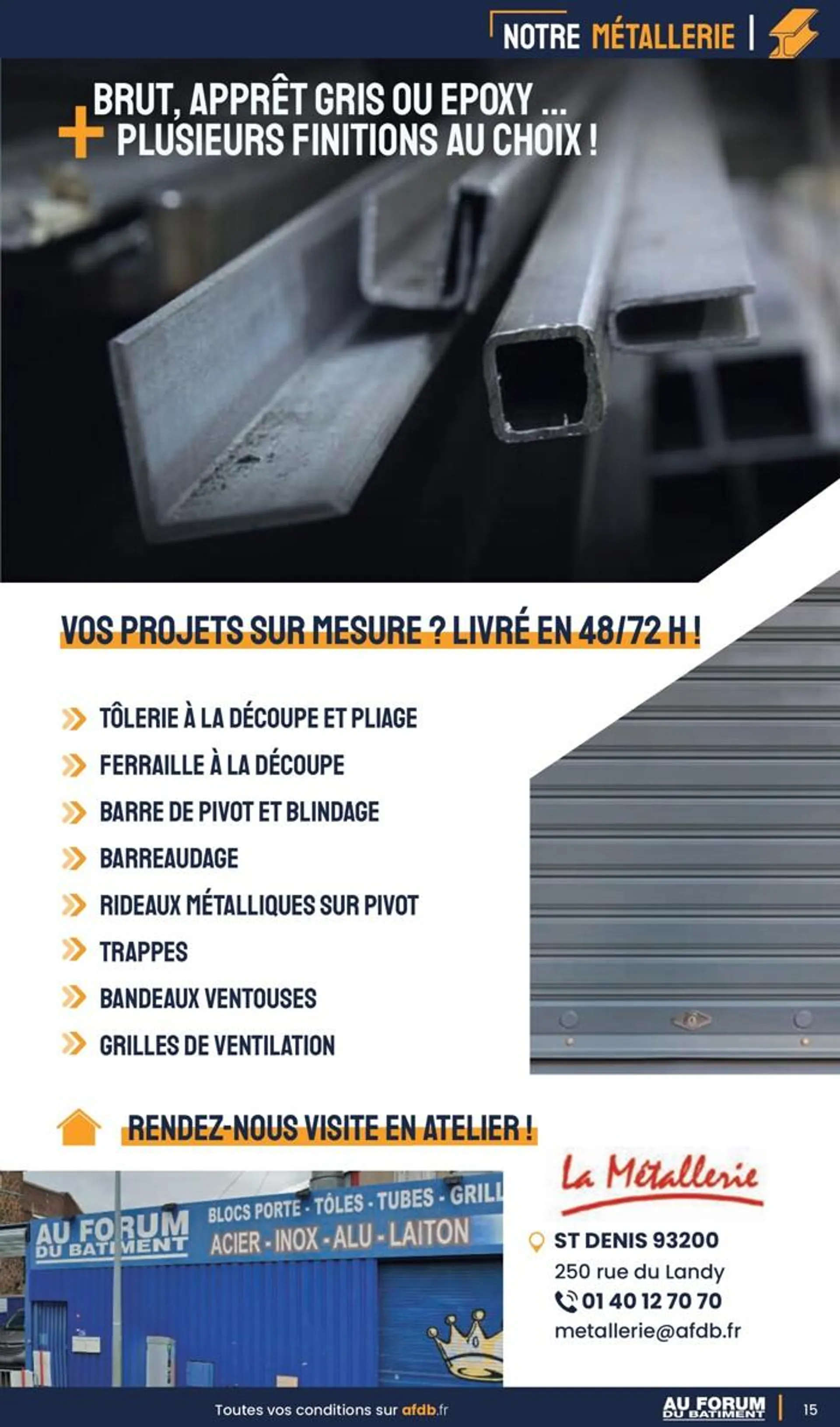 Au Forum du Bâtiment Plus proche,Plus pro du 4 mai au 31 décembre 2024 - Catalogue page 19