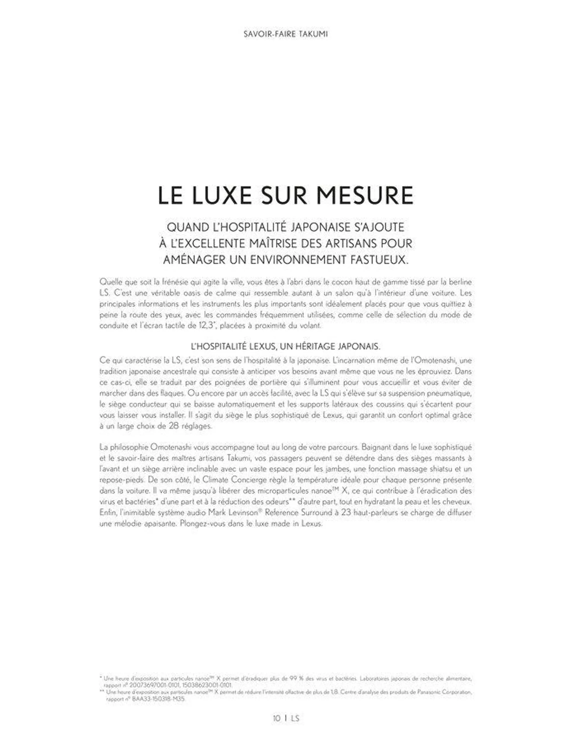 Lexus LS 500h Hybride auto-rechargeable du 24 juin au 28 février 2025 - Catalogue page 10