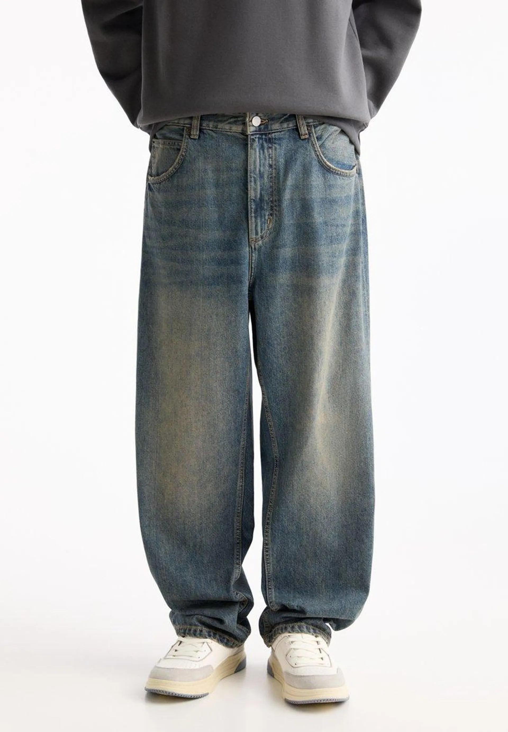 BAGGY - Jean boyfriend - mottled blue