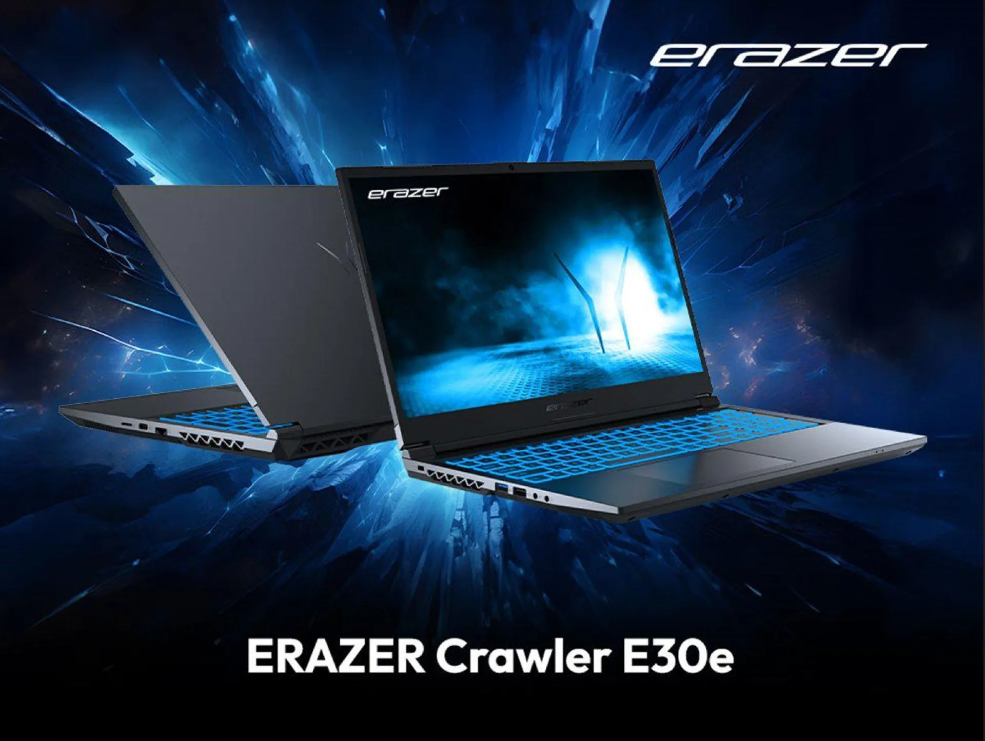 ERAZER CRAWLER E30 - 15.6" FHD i5-12450H RTX 2050 8Go 512Go Sans OS