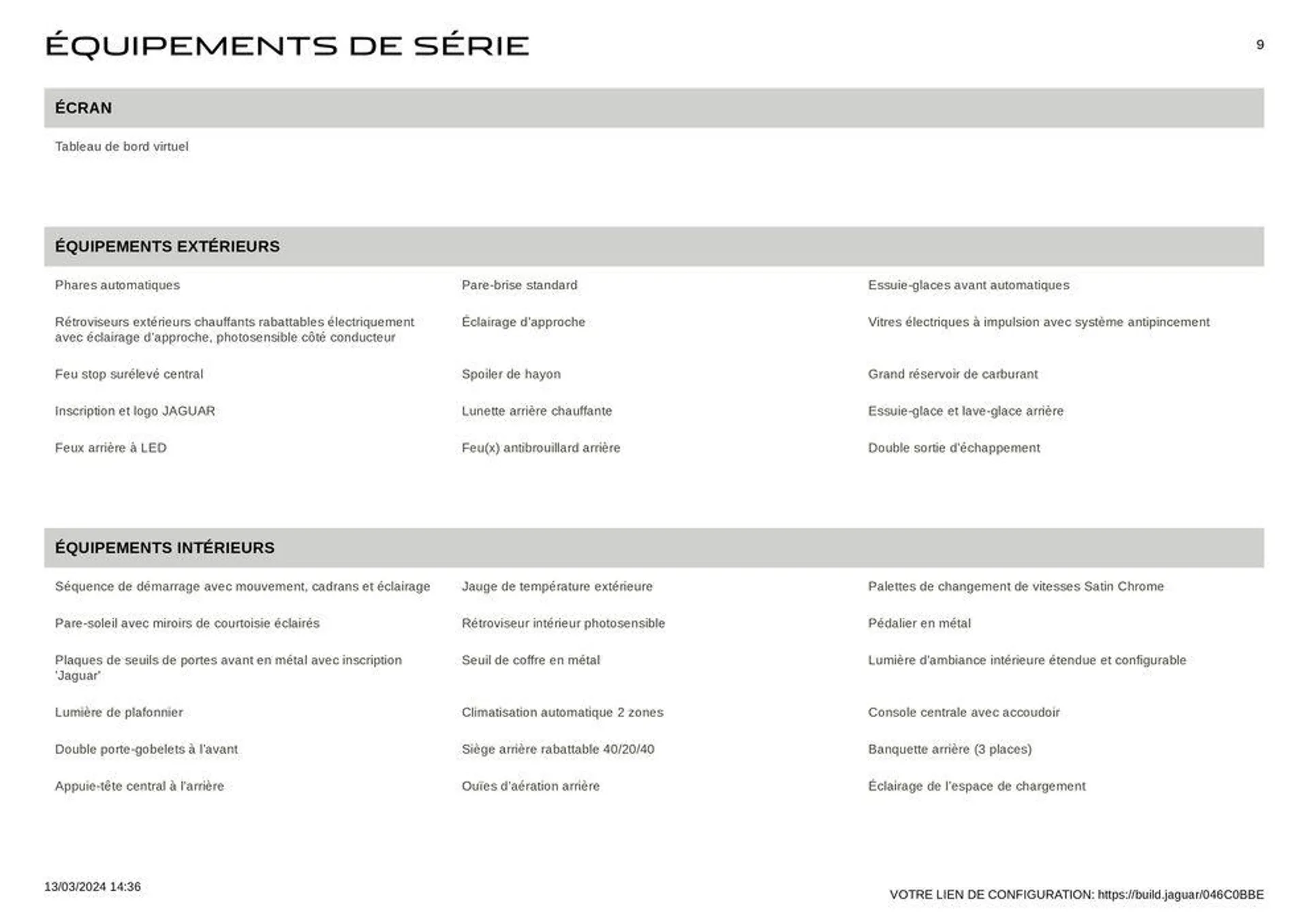 E‑PACE R‑DYNAMIC HSE Santorini black du 13 mars au 31 décembre 2024 - Catalogue page 9