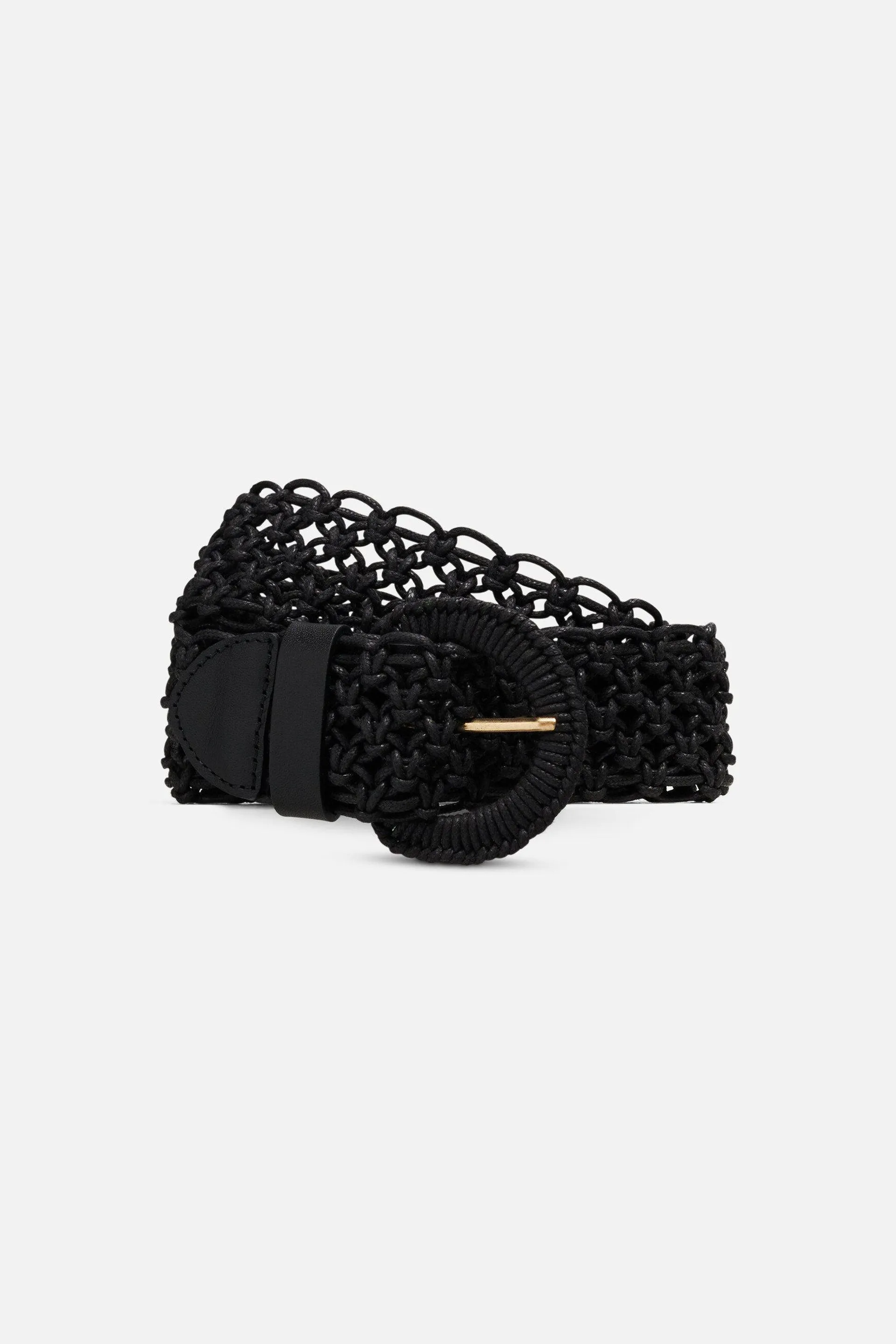 Ceinture bride noir femme