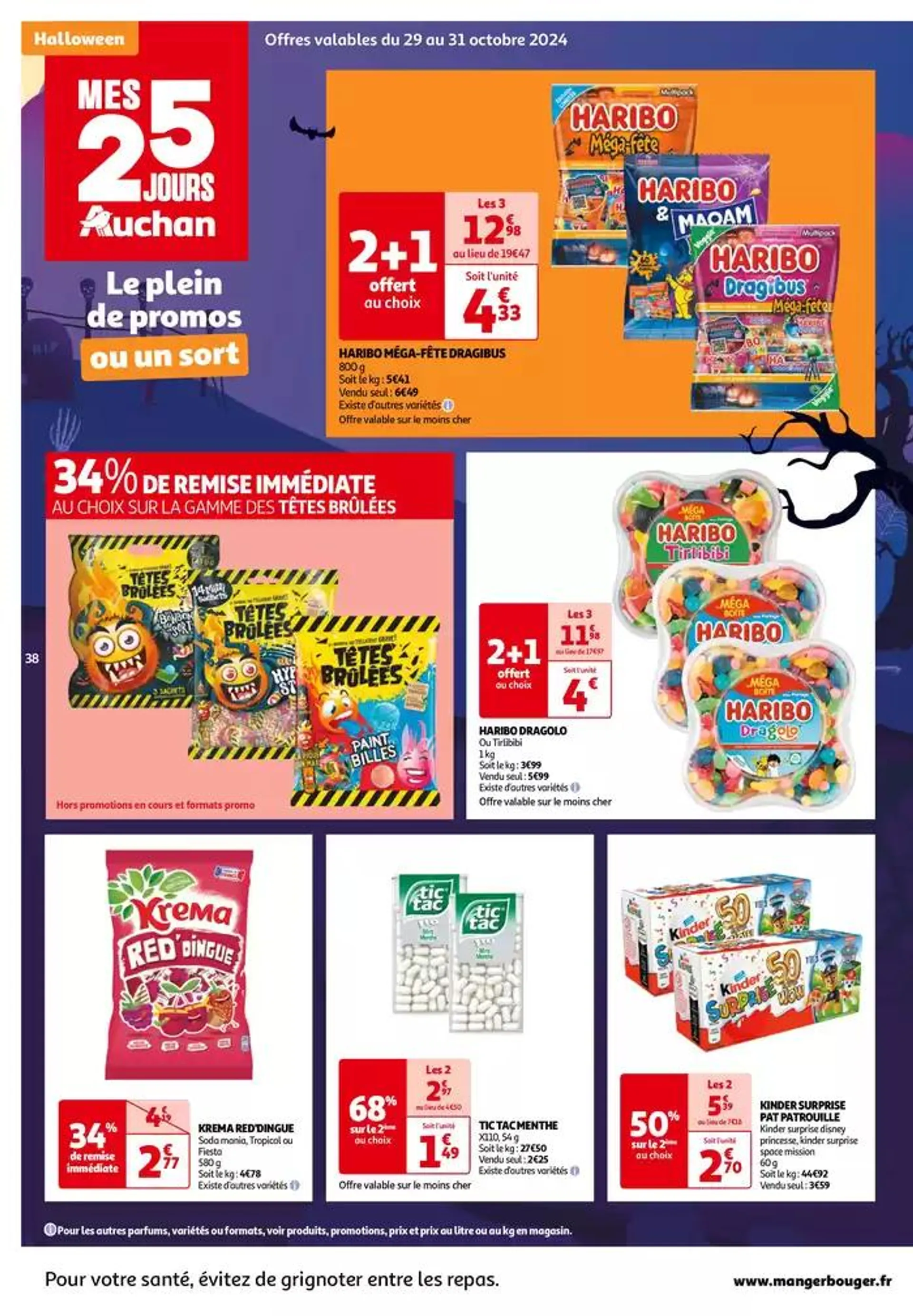 Top depart : 25 jours Auchan  du 29 octobre au 4 novembre 2024 - Catalogue page 38