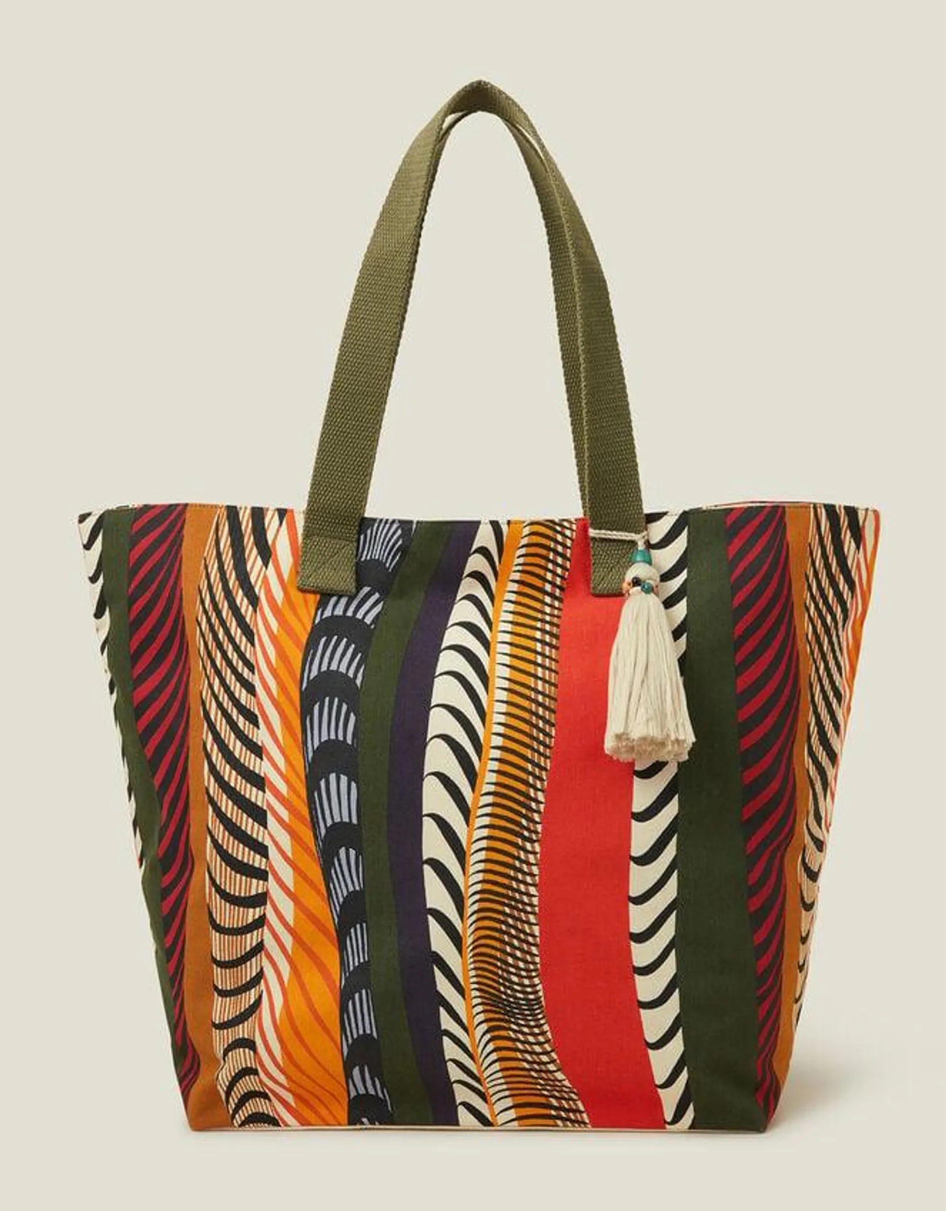 Stripe Beach Tote Bag