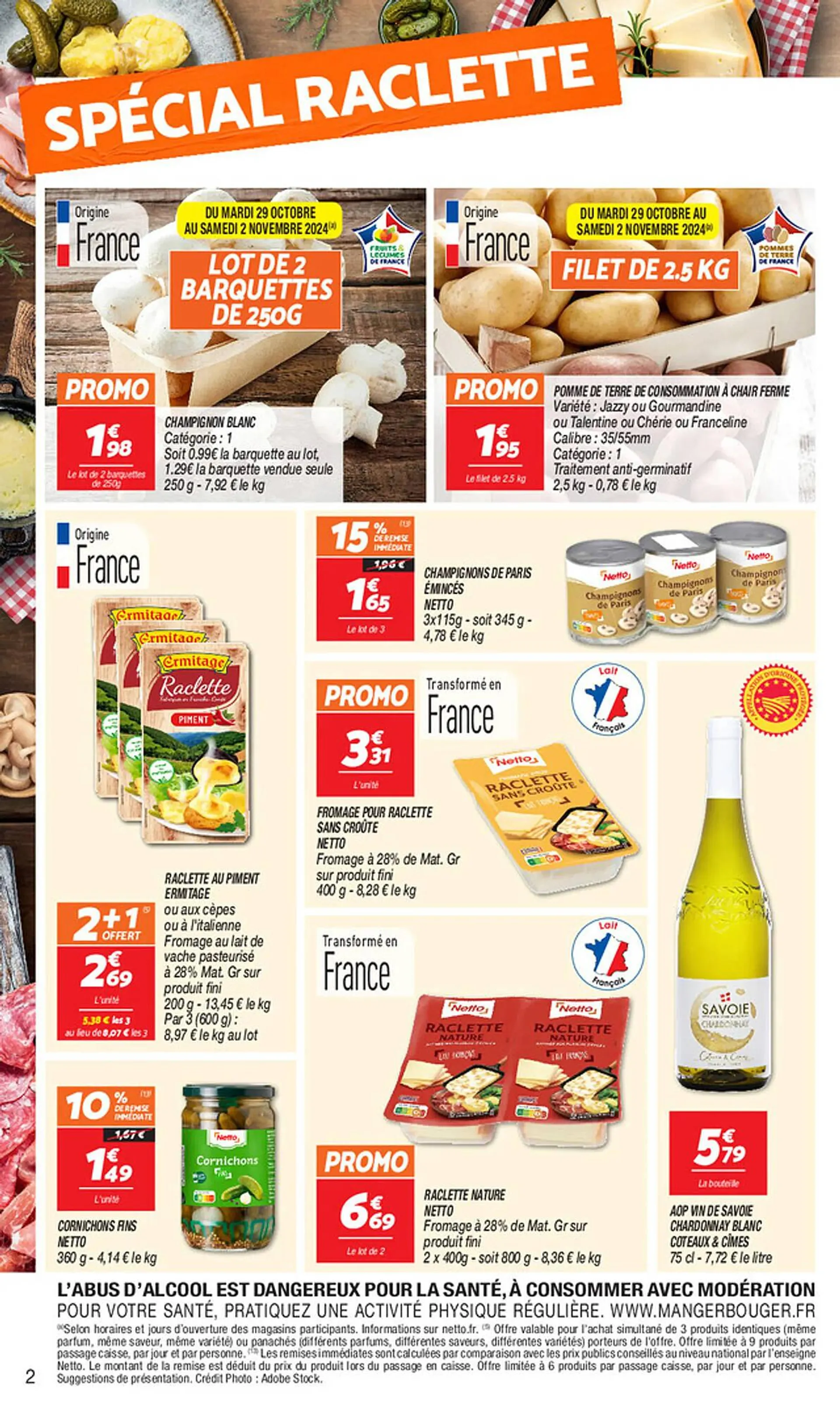 Catalogue Netto du 29 octobre au 4 novembre 2024 - Catalogue page 2