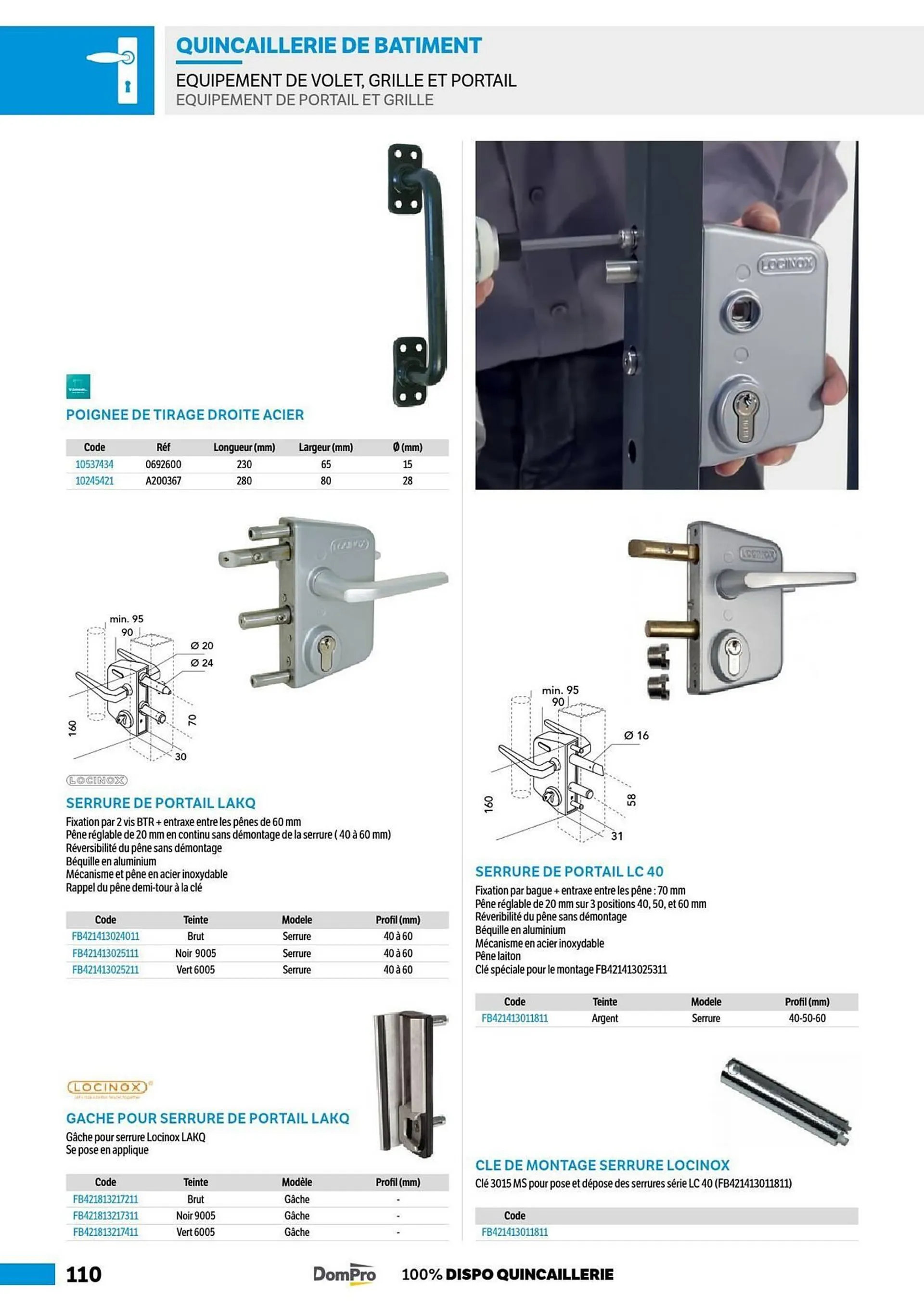 Catalogue DomPro du 8 juillet au 4 janvier 2025 - Catalogue page 110