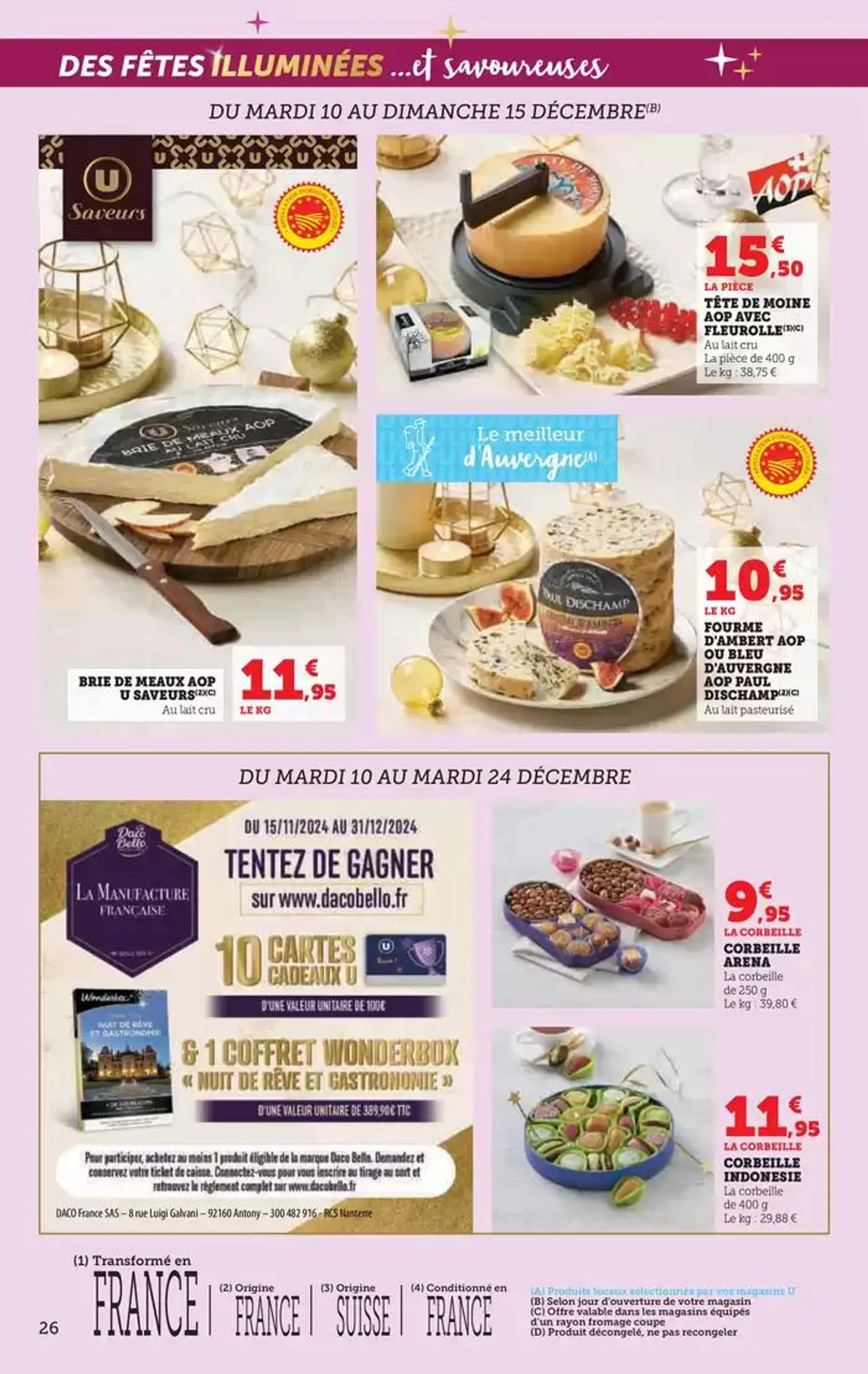 Préparez Noël du 10 décembre au 24 décembre 2024 - Catalogue page 26