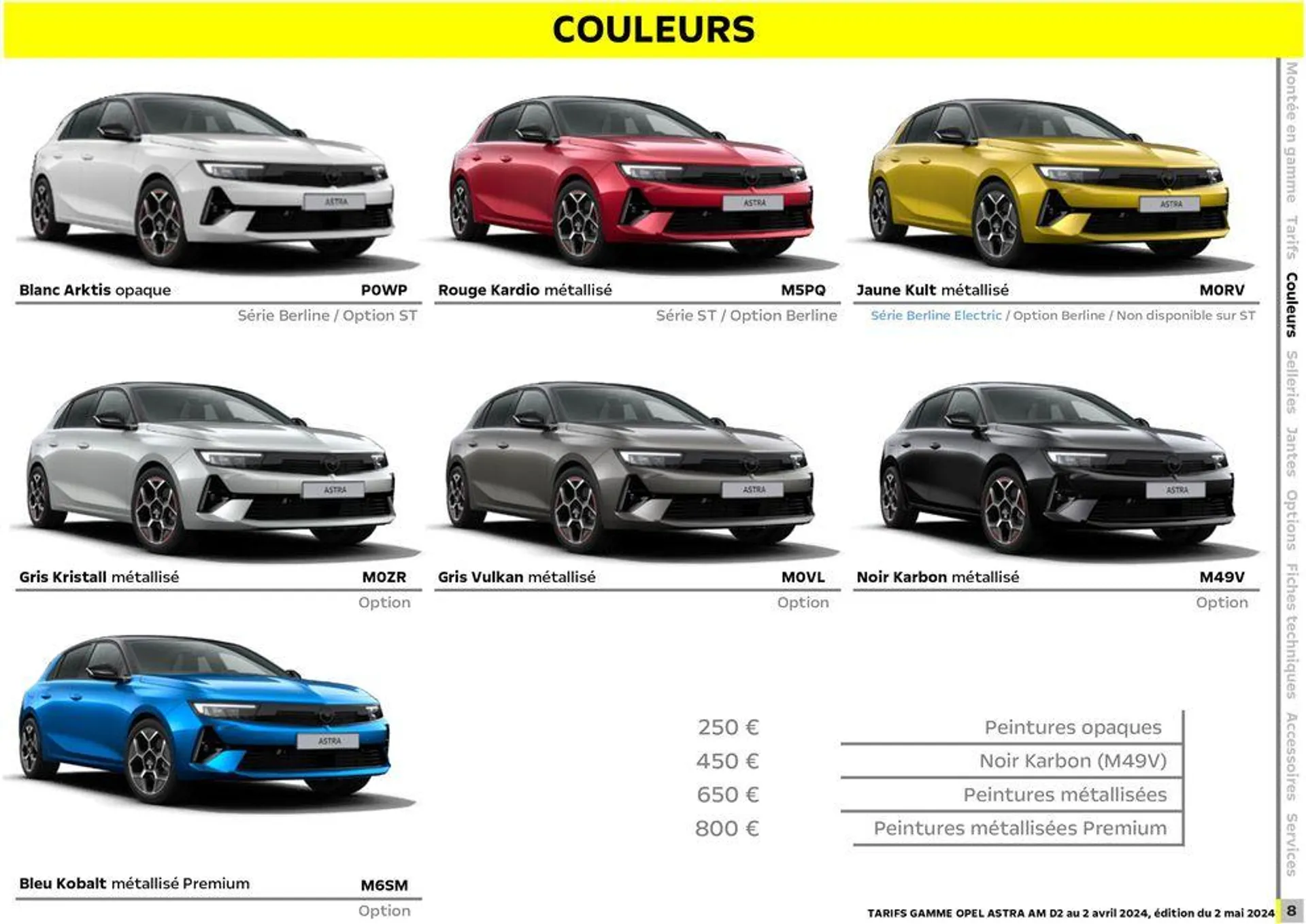 Opel Nouvelle Astra du 3 mai au 3 mai 2025 - Catalogue page 9