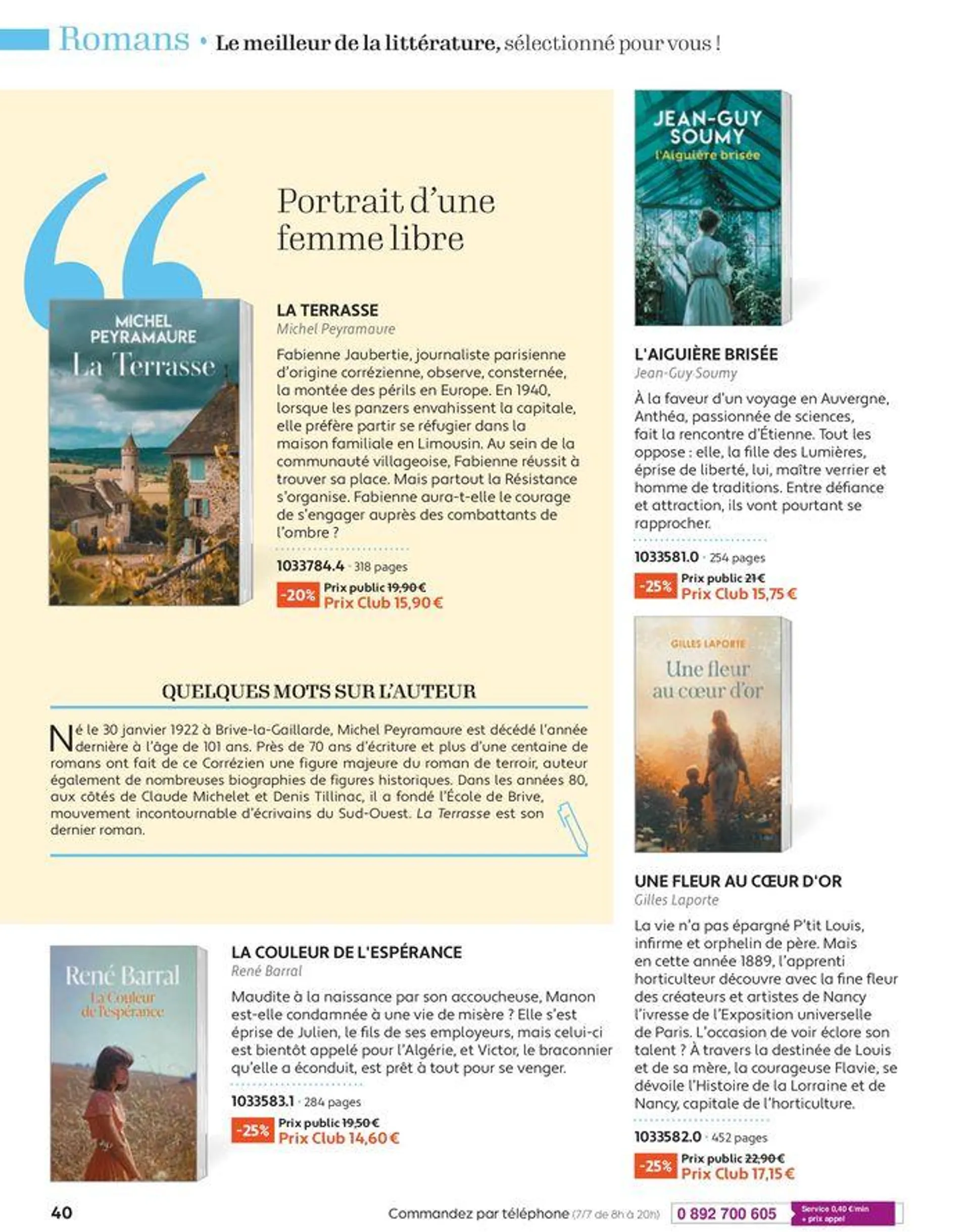 Septembre - Octobre 2024 du 2 septembre au 31 octobre 2024 - Catalogue page 40