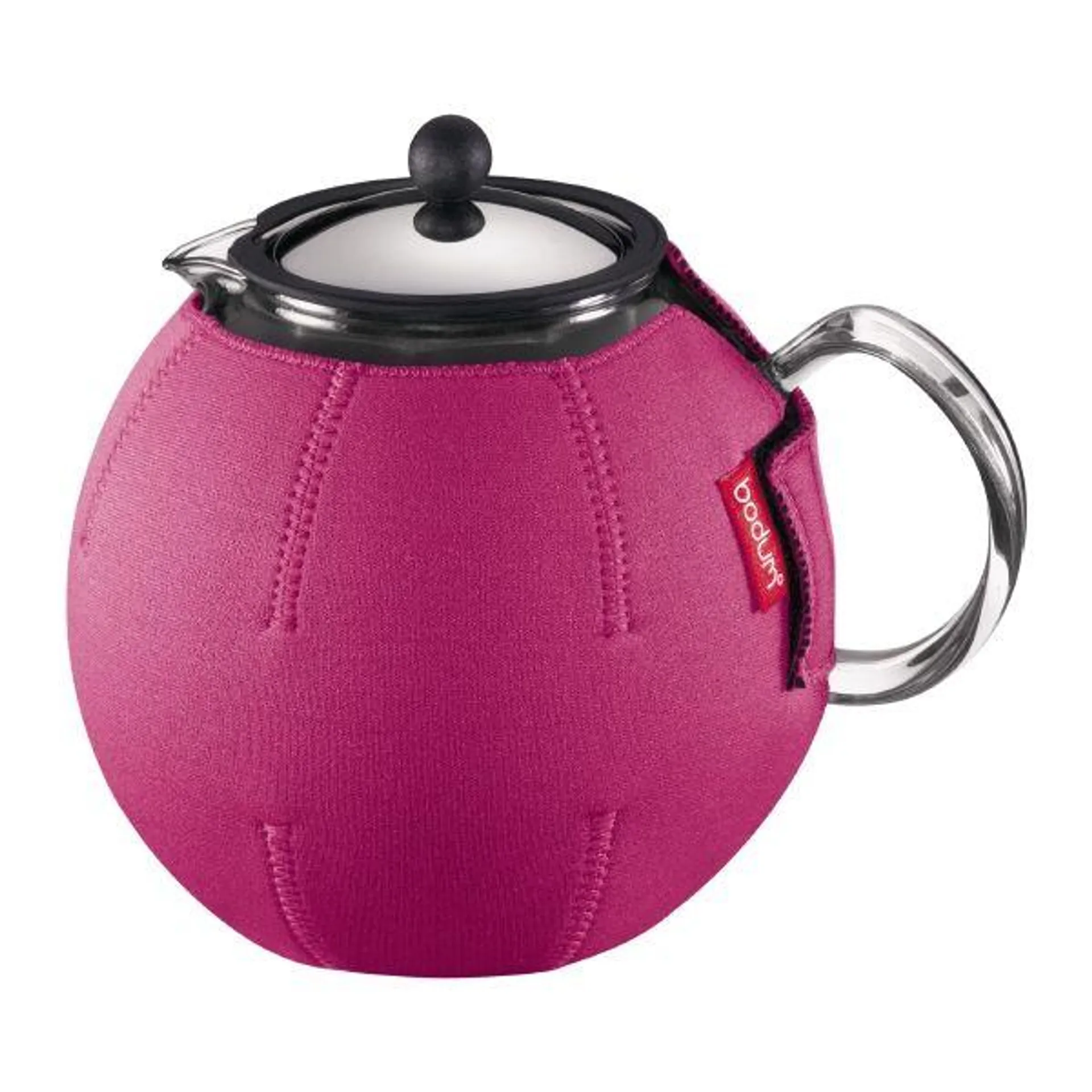 Couvre théière ASSAM 1.5 l, en neoprène, rose