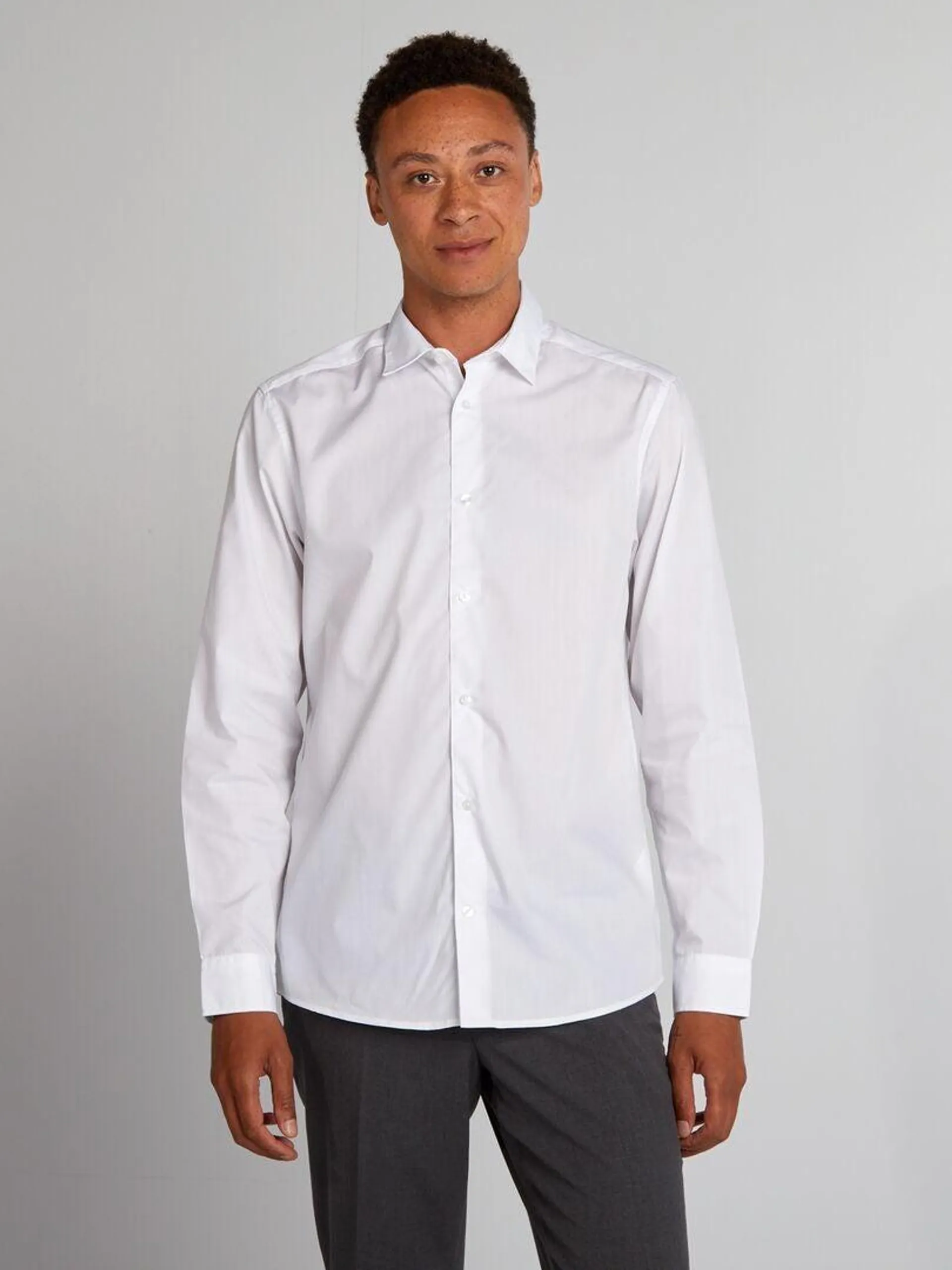 Chemise droite blanche - blanc