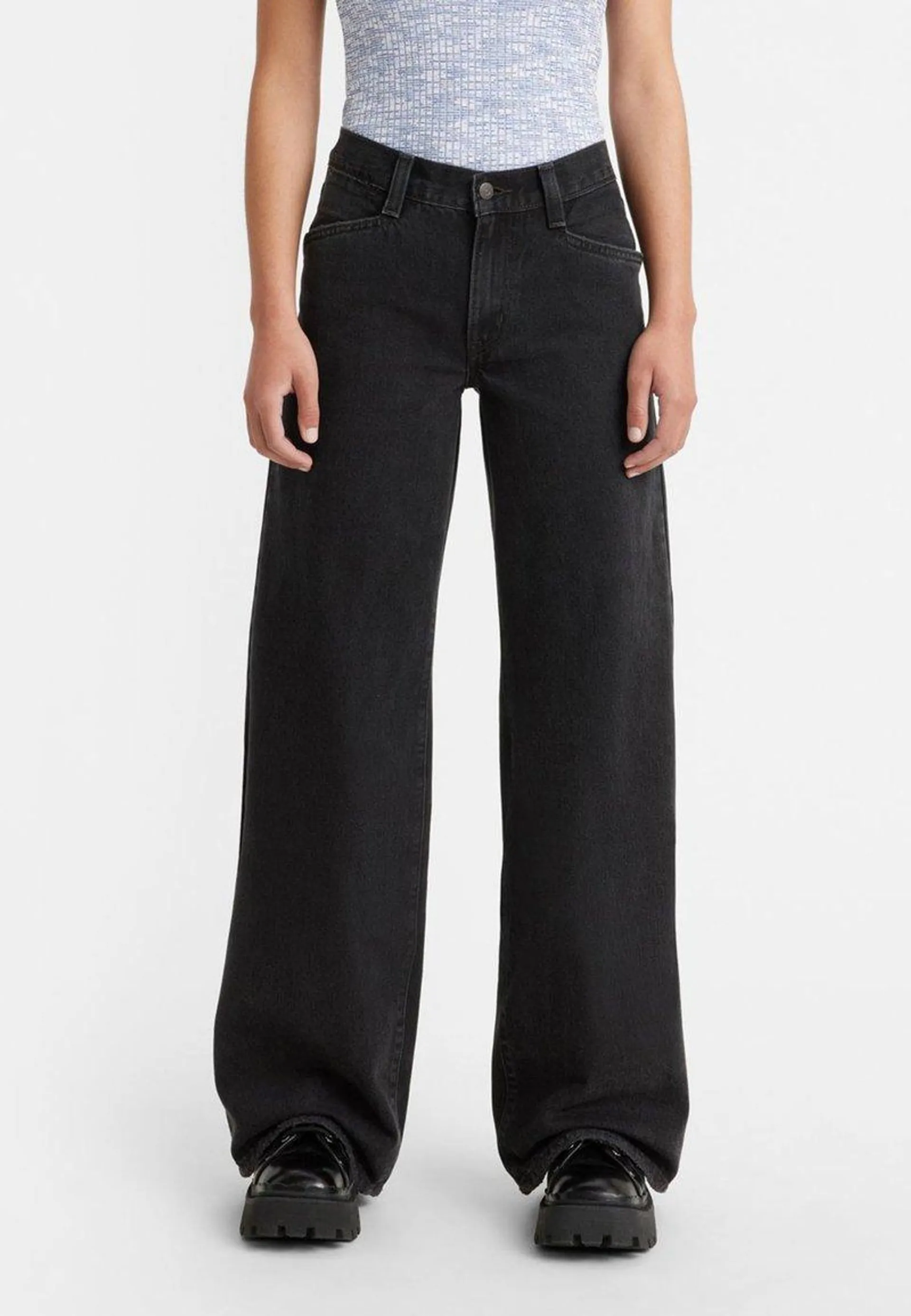 ´94 BAGGY WIDE LEG - Jean boyfriend - over exposure